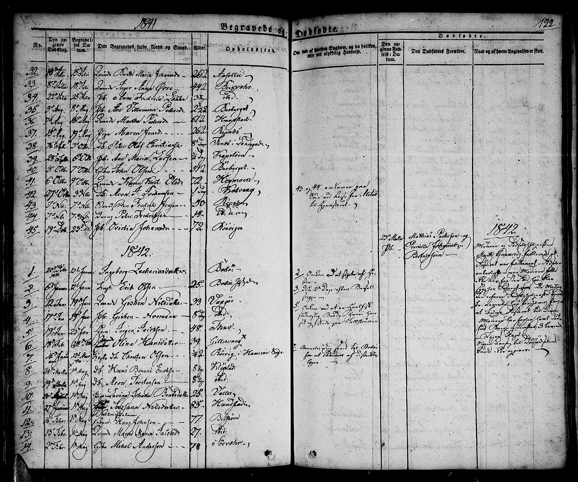 Ministerialprotokoller, klokkerbøker og fødselsregistre - Nordland, SAT/A-1459/801/L0006: Parish register (official) no. 801A06, 1834-1845, p. 122