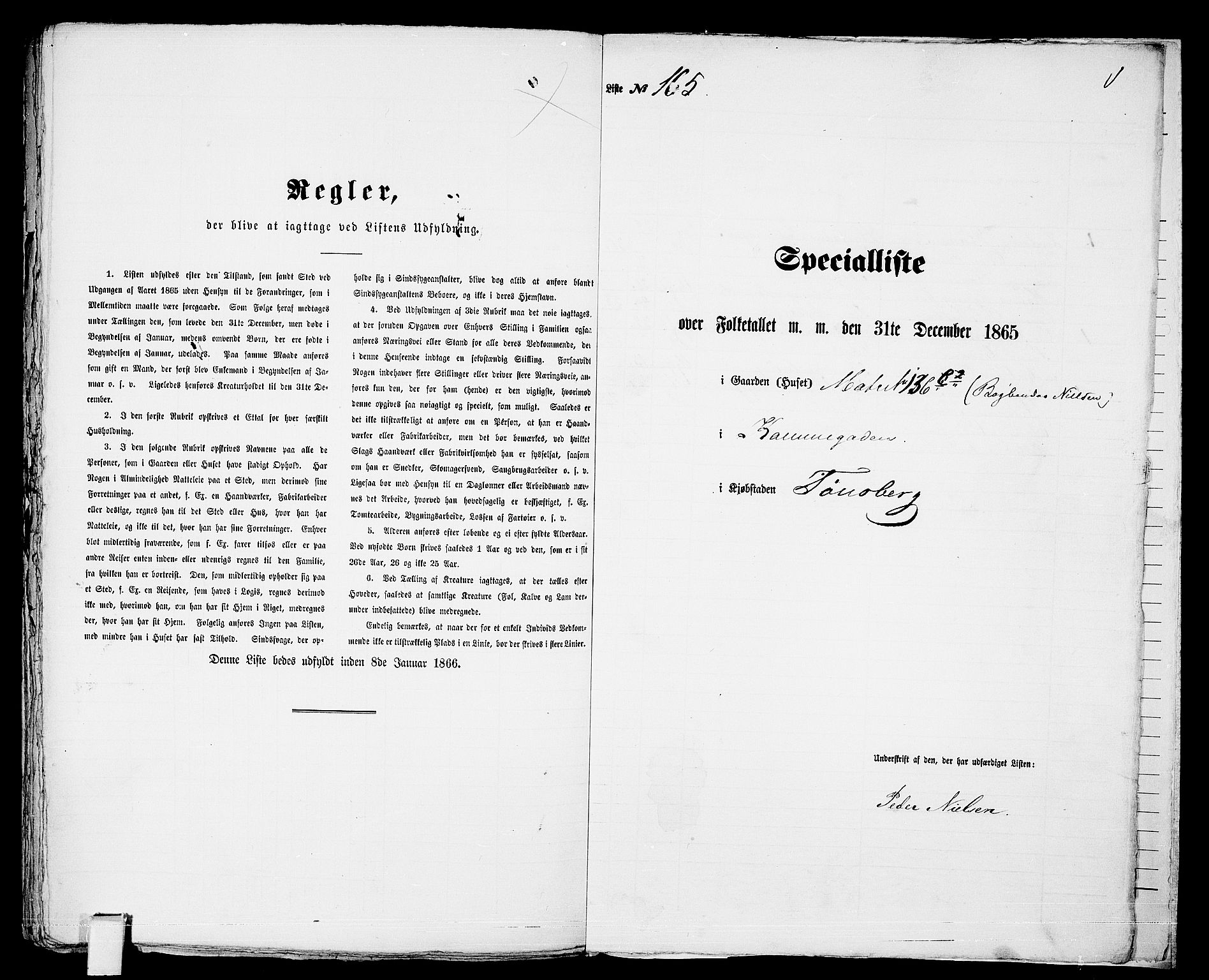 RA, 1865 census for Tønsberg, 1865, p. 360