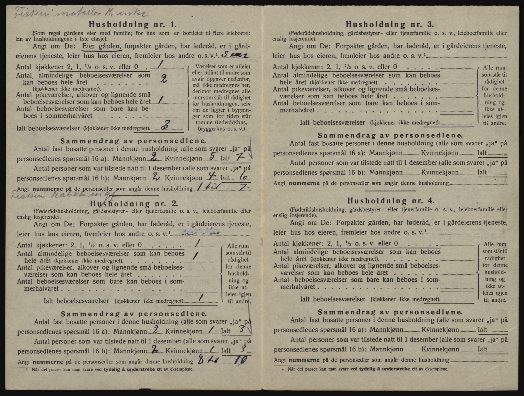 SATØ, 1920 census for Kvænangen, 1920, p. 593