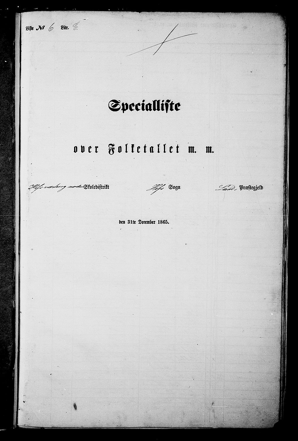 RA, 1865 census for Land, 1865, p. 417