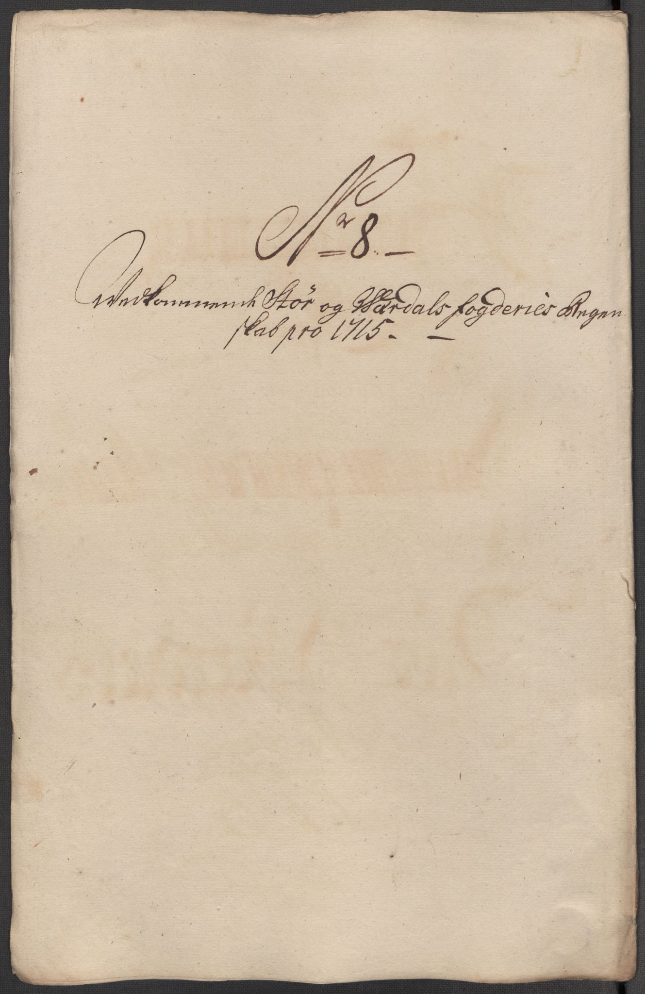 Rentekammeret inntil 1814, Reviderte regnskaper, Fogderegnskap, RA/EA-4092/R62/L4205: Fogderegnskap Stjørdal og Verdal, 1715, p. 126