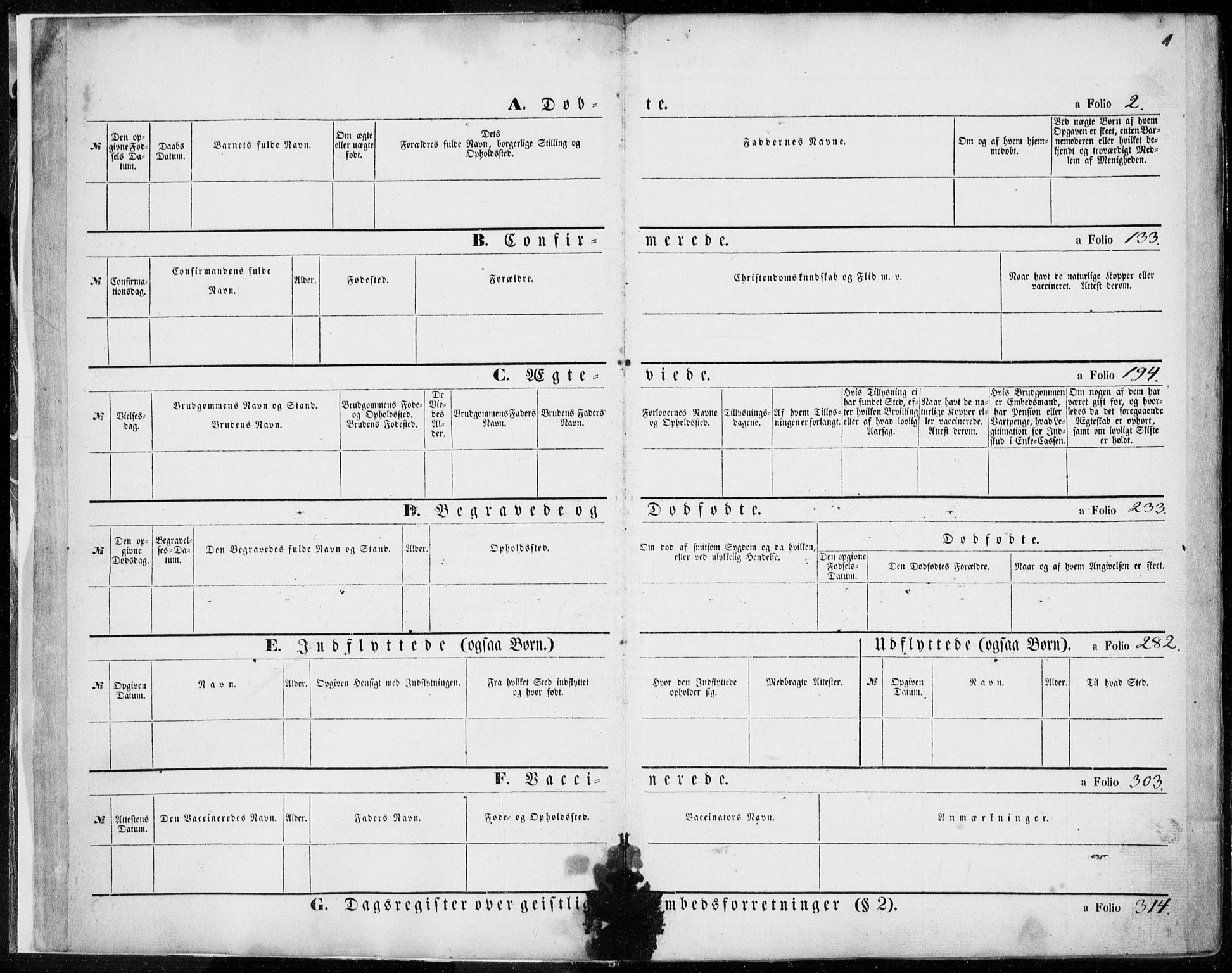Ministerialprotokoller, klokkerbøker og fødselsregistre - Møre og Romsdal, AV/SAT-A-1454/565/L0748: Parish register (official) no. 565A02, 1845-1872, p. 1