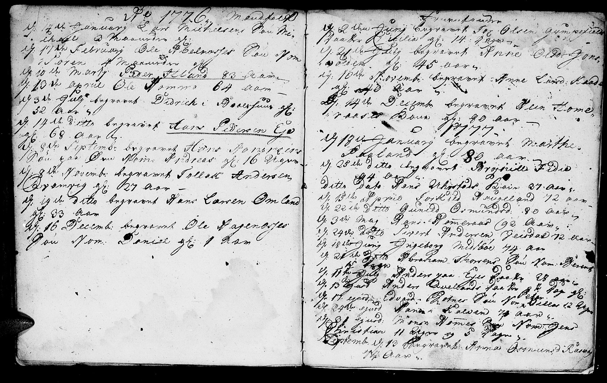 Flekkefjord sokneprestkontor, SAK/1111-0012/F/Fa/Fab/L0001: Parish register (official) no. A 1, 1750-1780, p. 292-293