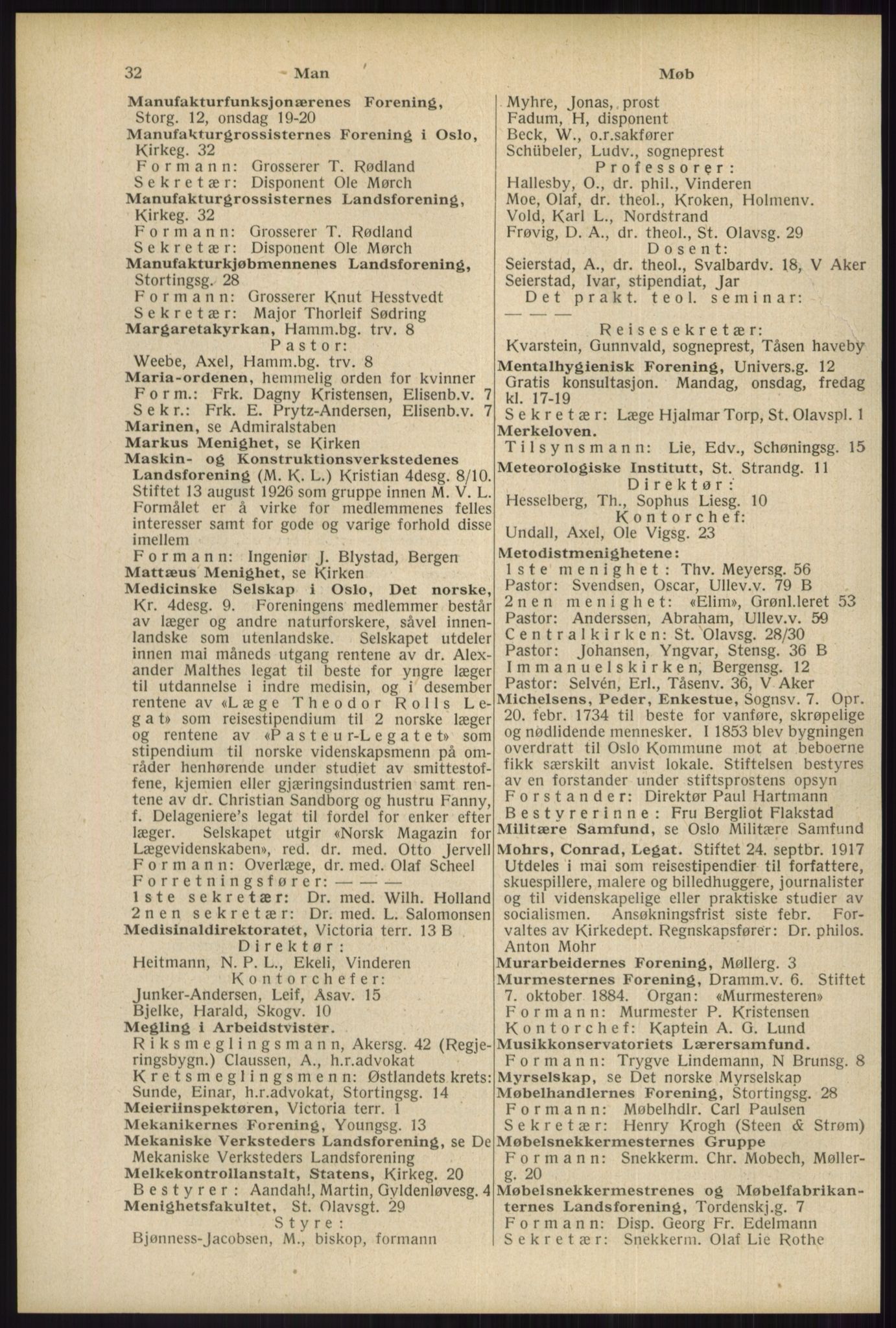 Kristiania/Oslo adressebok, PUBL/-, 1934, p. 32