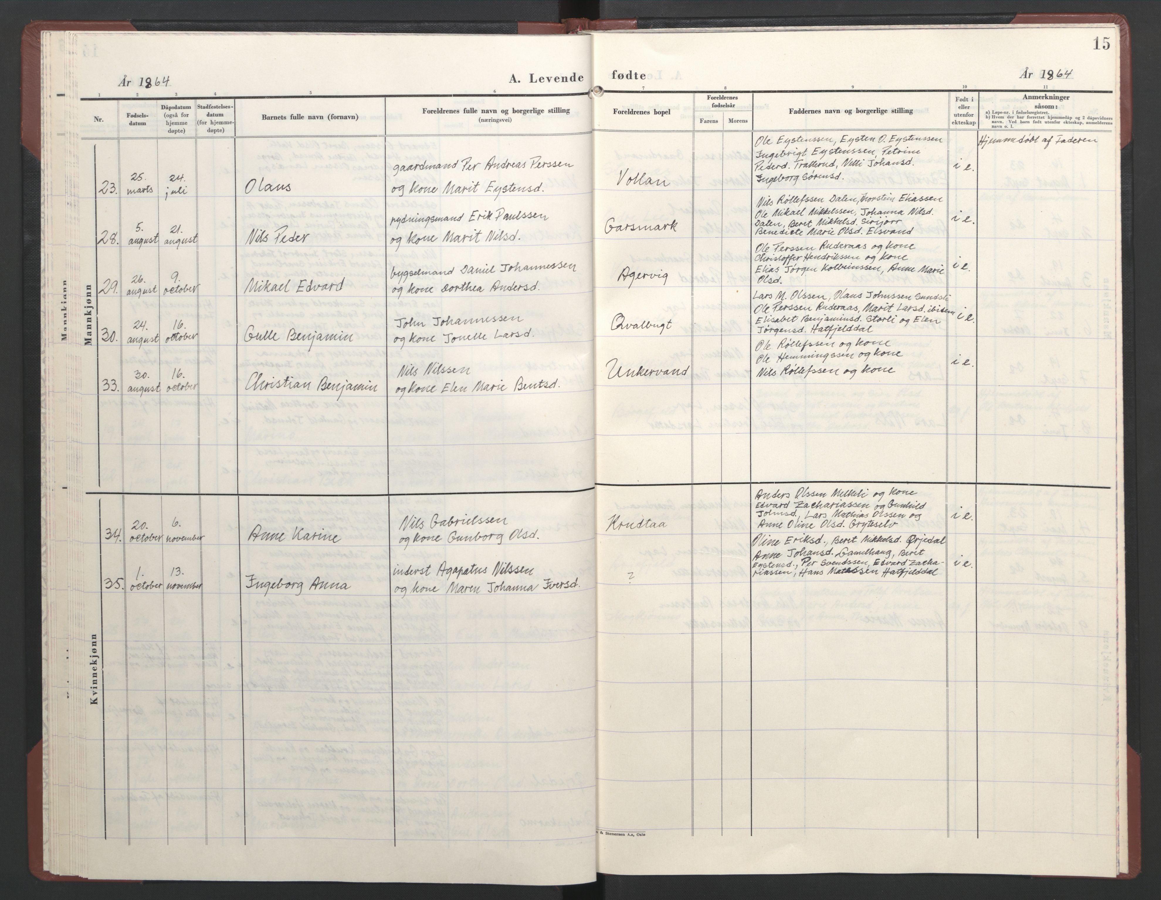 Ministerialprotokoller, klokkerbøker og fødselsregistre - Nordland, SAT/A-1459/823/L0335: Parish register (official) no. 823D01, 1860-1864, p. 15