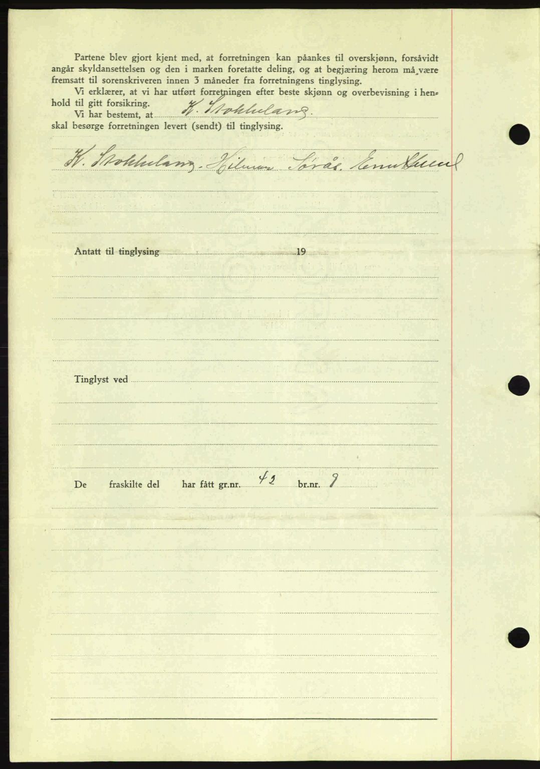 Romsdal sorenskriveri, AV/SAT-A-4149/1/2/2C: Mortgage book no. A8, 1939-1940, Diary no: : 746/1940