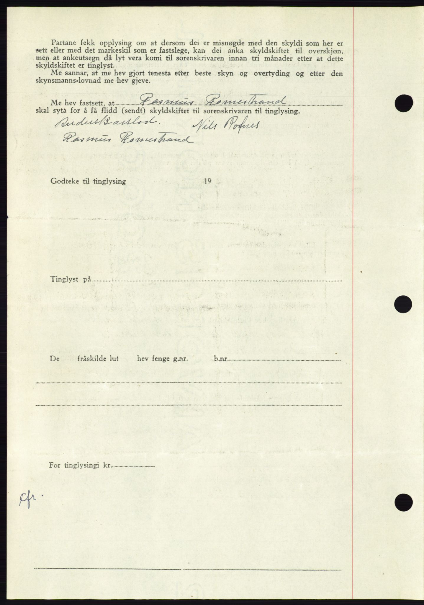 Søre Sunnmøre sorenskriveri, AV/SAT-A-4122/1/2/2C/L0083: Mortgage book no. 9A, 1948-1949, Diary no: : 1625/1948