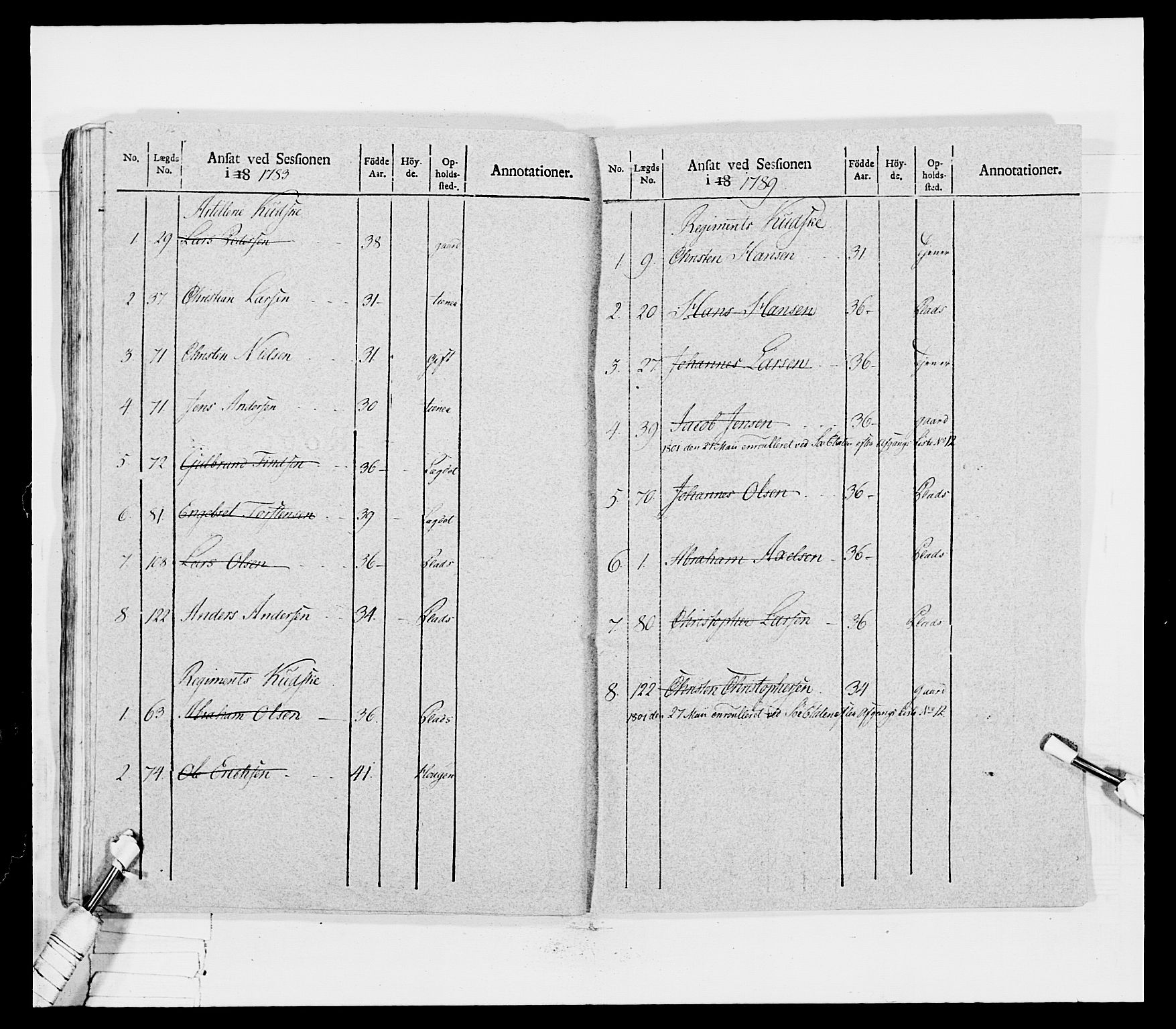 Generalitets- og kommissariatskollegiet, Det kongelige norske kommissariatskollegium, AV/RA-EA-5420/E/Eh/L0031b: Nordafjelske gevorbne infanteriregiment, 1802, p. 458