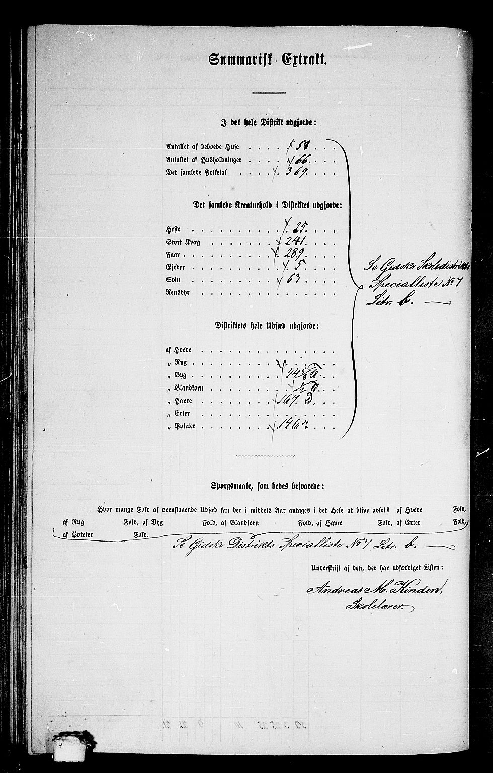 RA, 1865 census for Borgund, 1865, p. 139