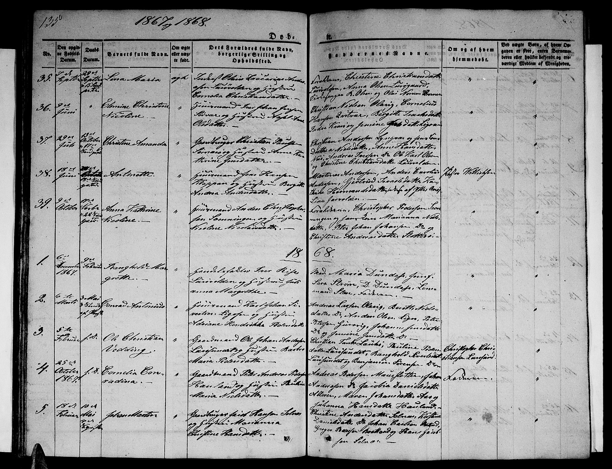 Ministerialprotokoller, klokkerbøker og fødselsregistre - Nordland, AV/SAT-A-1459/839/L0572: Parish register (copy) no. 839C02, 1841-1873, p. 135