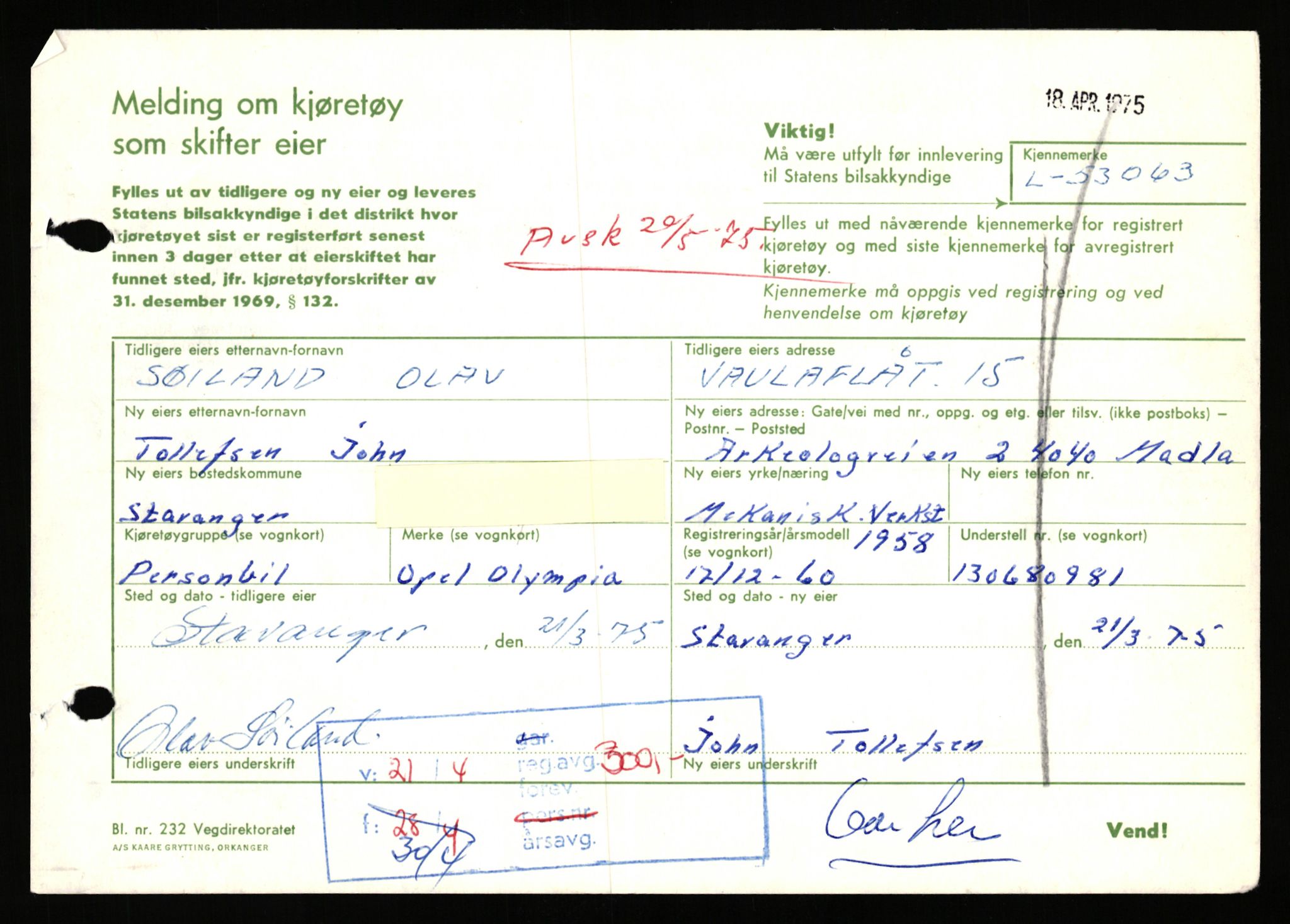 Stavanger trafikkstasjon, AV/SAST-A-101942/0/F/L0053: L-52900 - L-54199, 1930-1971, p. 469