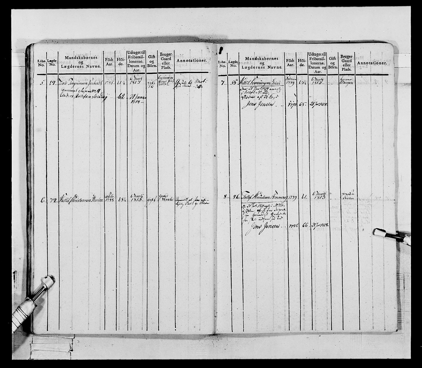 Generalitets- og kommissariatskollegiet, Det kongelige norske kommissariatskollegium, AV/RA-EA-5420/E/Eh/L0118: Telemarkske nasjonale infanteriregiment, 1814, p. 45