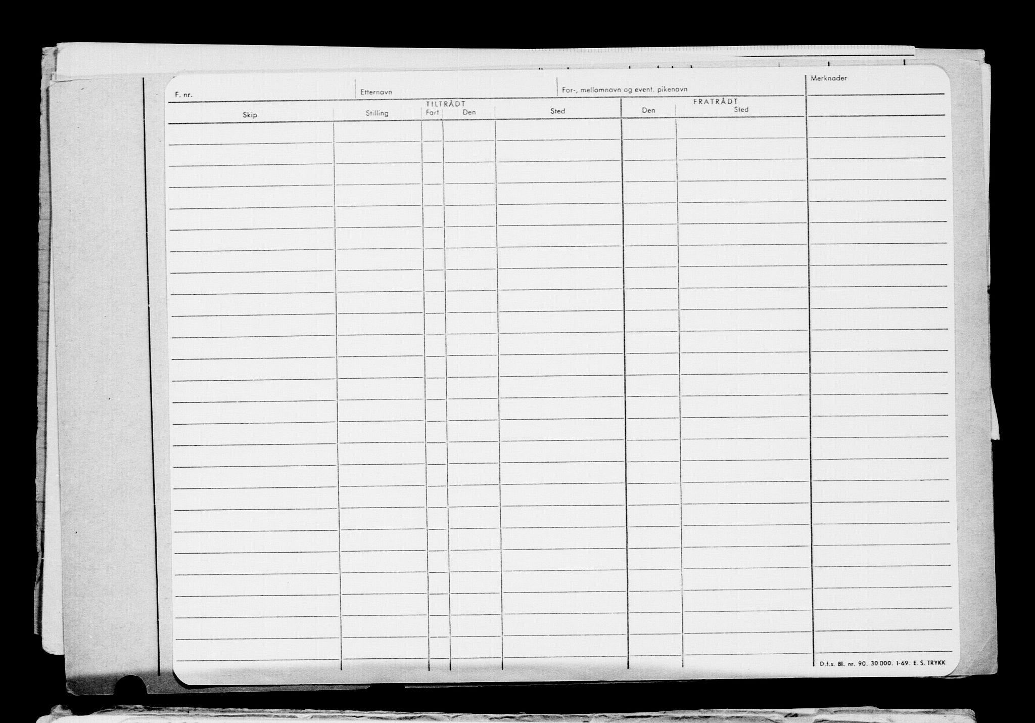 Direktoratet for sjømenn, RA/S-3545/G/Gb/L0213: Hovedkort, 1922, p. 519