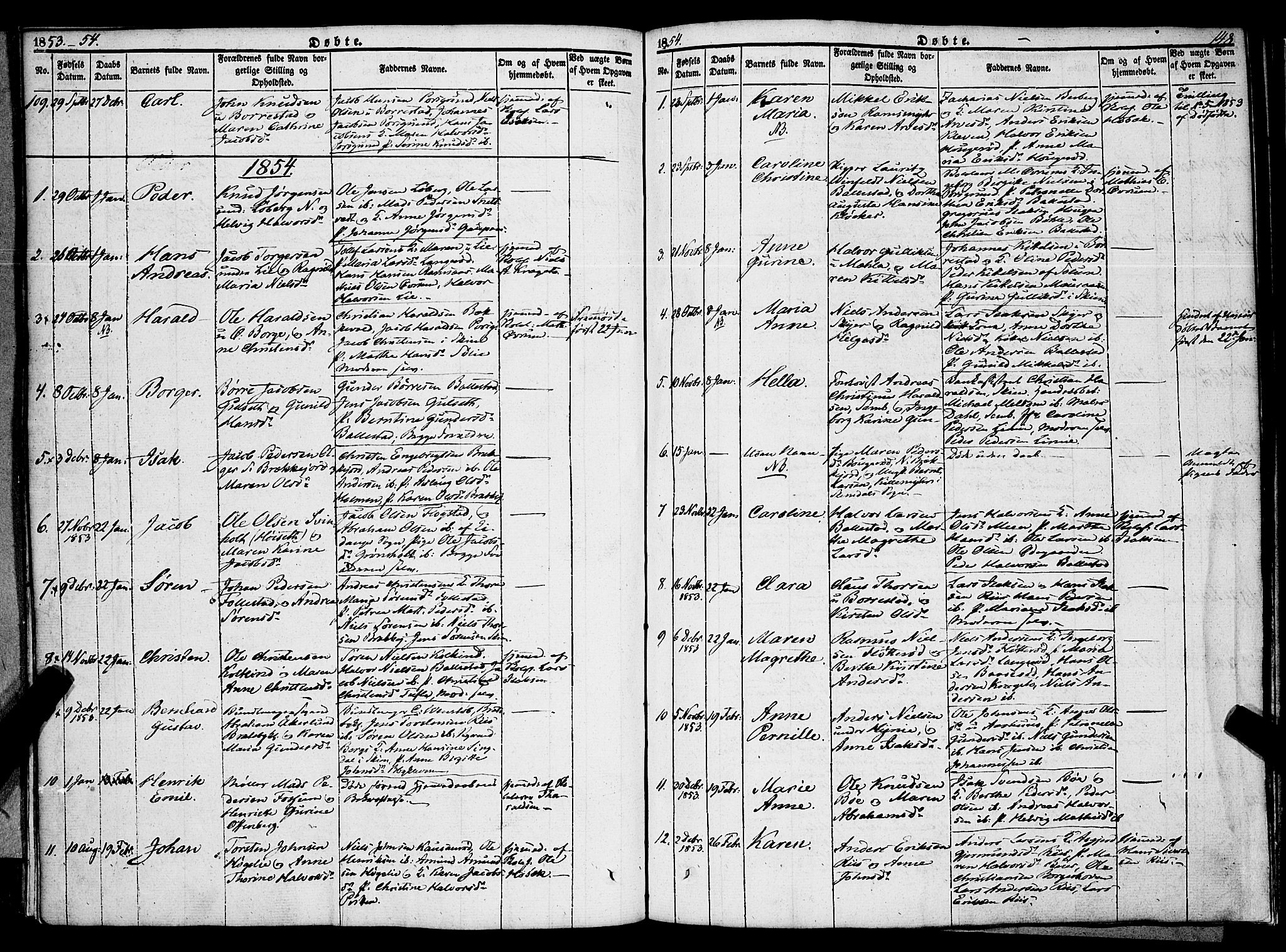 Gjerpen kirkebøker, SAKO/A-265/F/Fa/L0007a: Parish register (official) no. I 7A, 1834-1857, p. 148