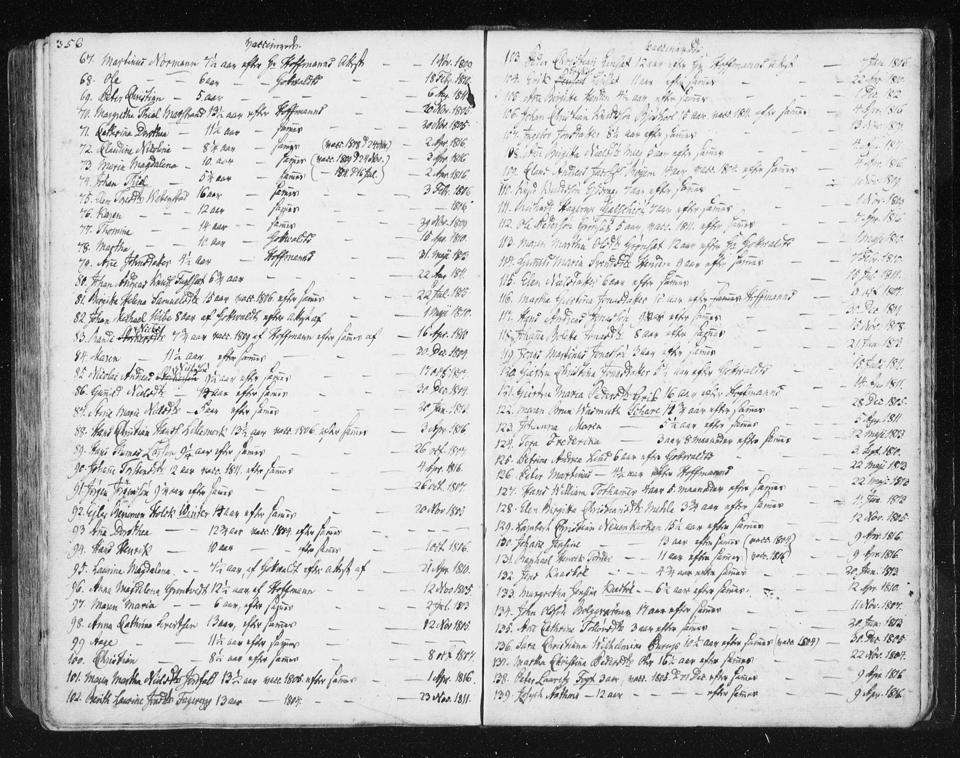 Ministerialprotokoller, klokkerbøker og fødselsregistre - Møre og Romsdal, SAT/A-1454/572/L0841: Parish register (official) no. 572A04, 1784-1819, p. 356