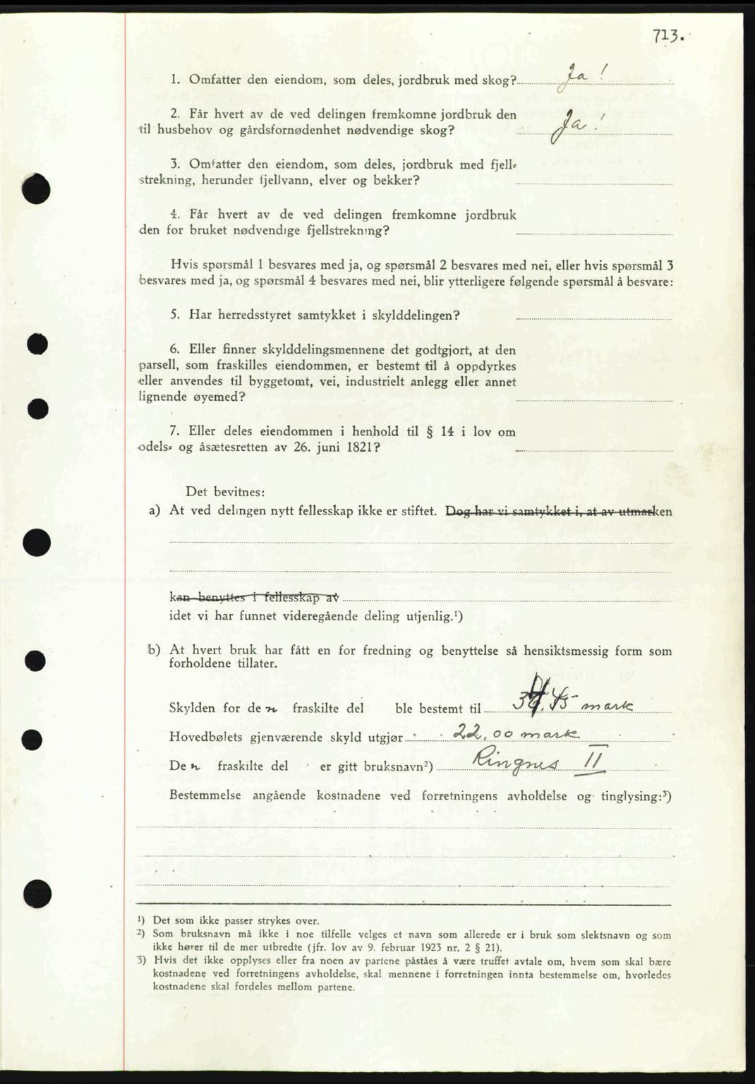 Eiker, Modum og Sigdal sorenskriveri, SAKO/A-123/G/Ga/Gab/L0043: Mortgage book no. A13, 1940-1941, Diary no: : 1233/1941