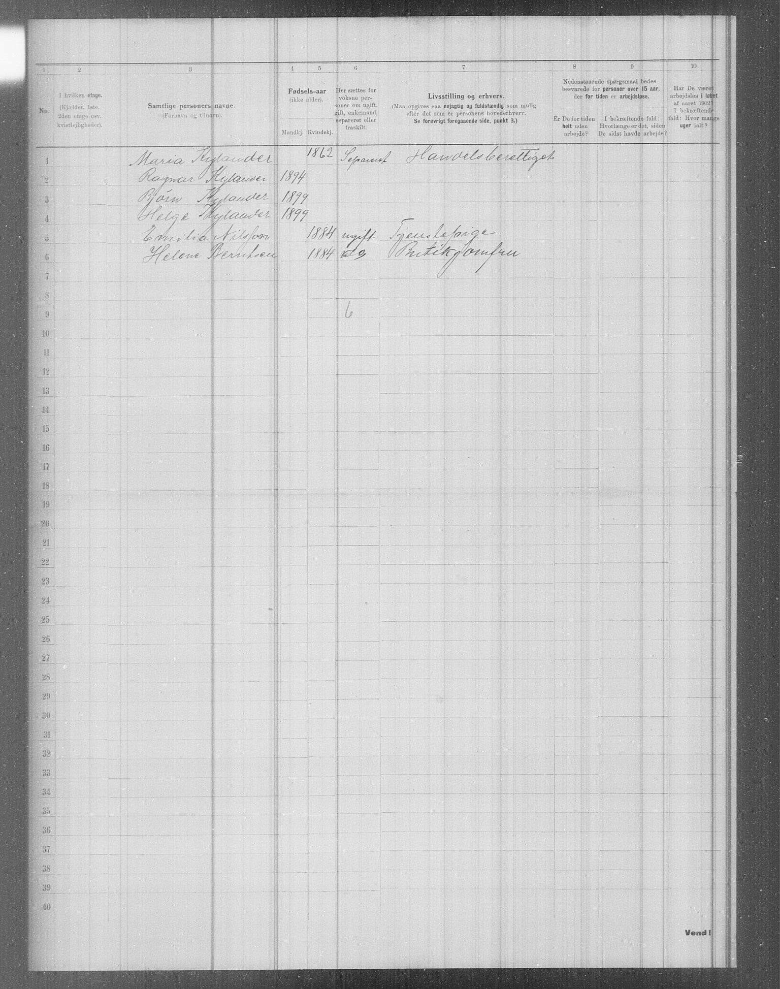 OBA, Municipal Census 1902 for Kristiania, 1902, p. 4265