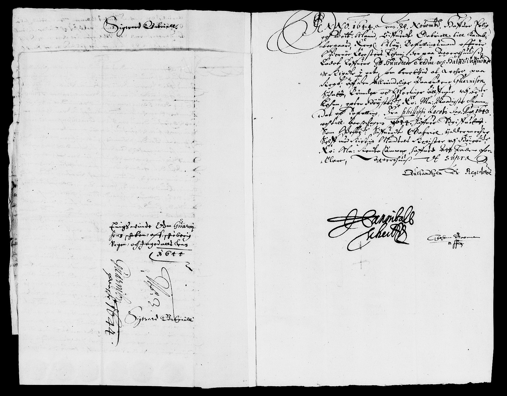 Rentekammeret inntil 1814, Reviderte regnskaper, Lensregnskaper, AV/RA-EA-5023/R/Rb/Rbg/L0007: Verne kloster len, 1623-1647