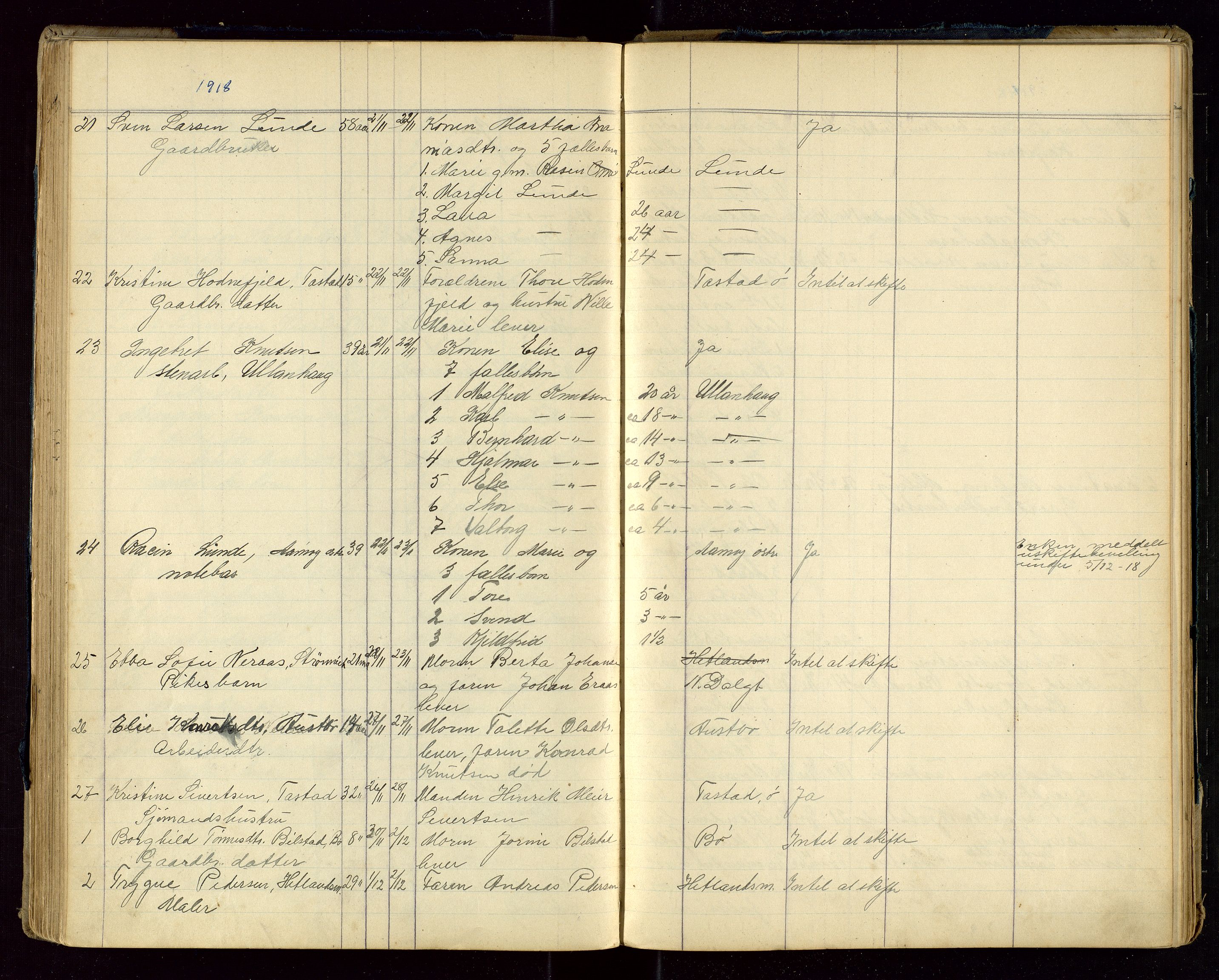 Hetland lensmannskontor, AV/SAST-A-100101/Gga/L0002: Dødsfallprotokoll, 1910-1921