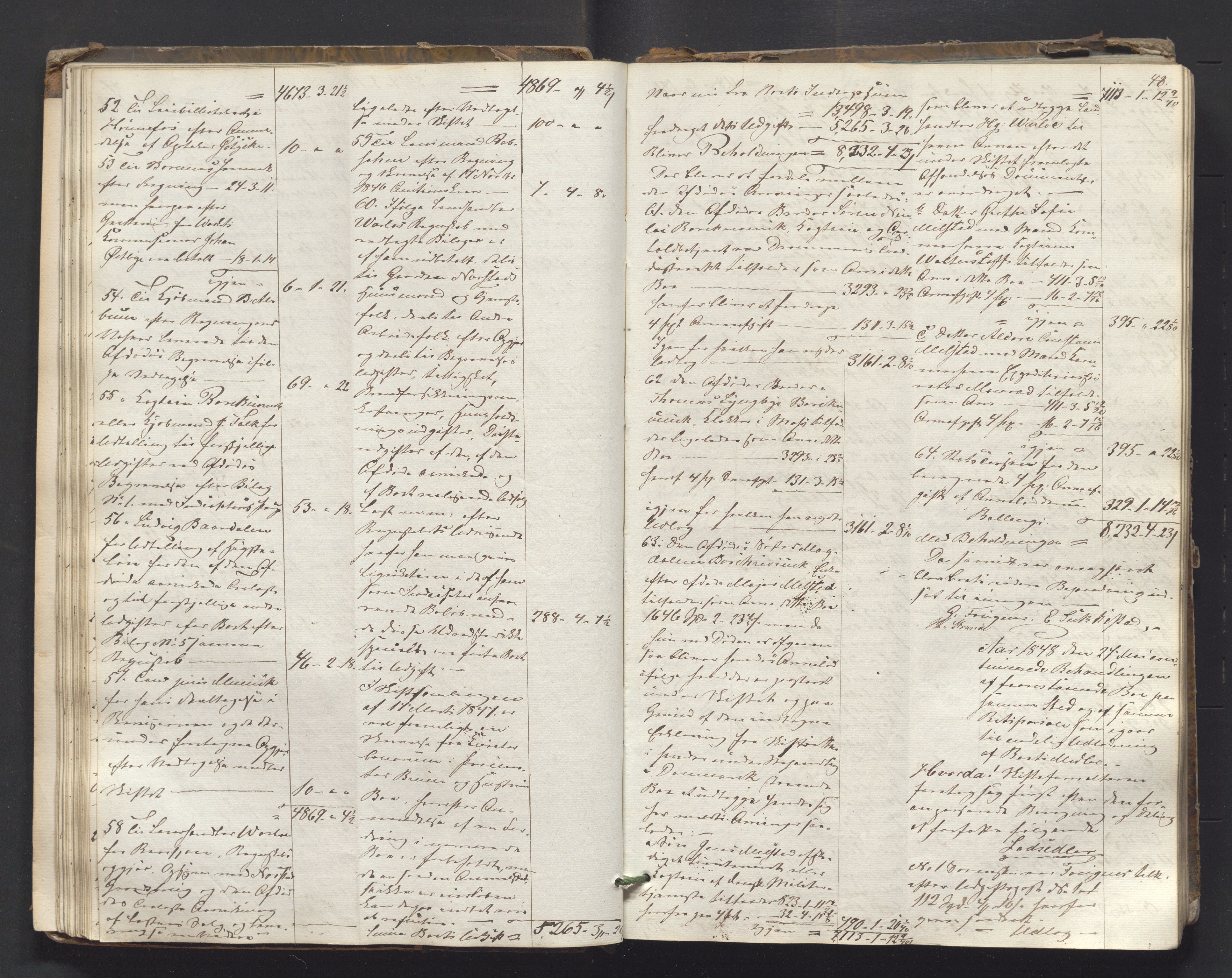 Ringerike sorenskriveri, AV/SAKO-A-105/H/Hb/Hbd/Hbda/L0003: Skifteutlodningsprotokoll, 1847-1857, p. 48