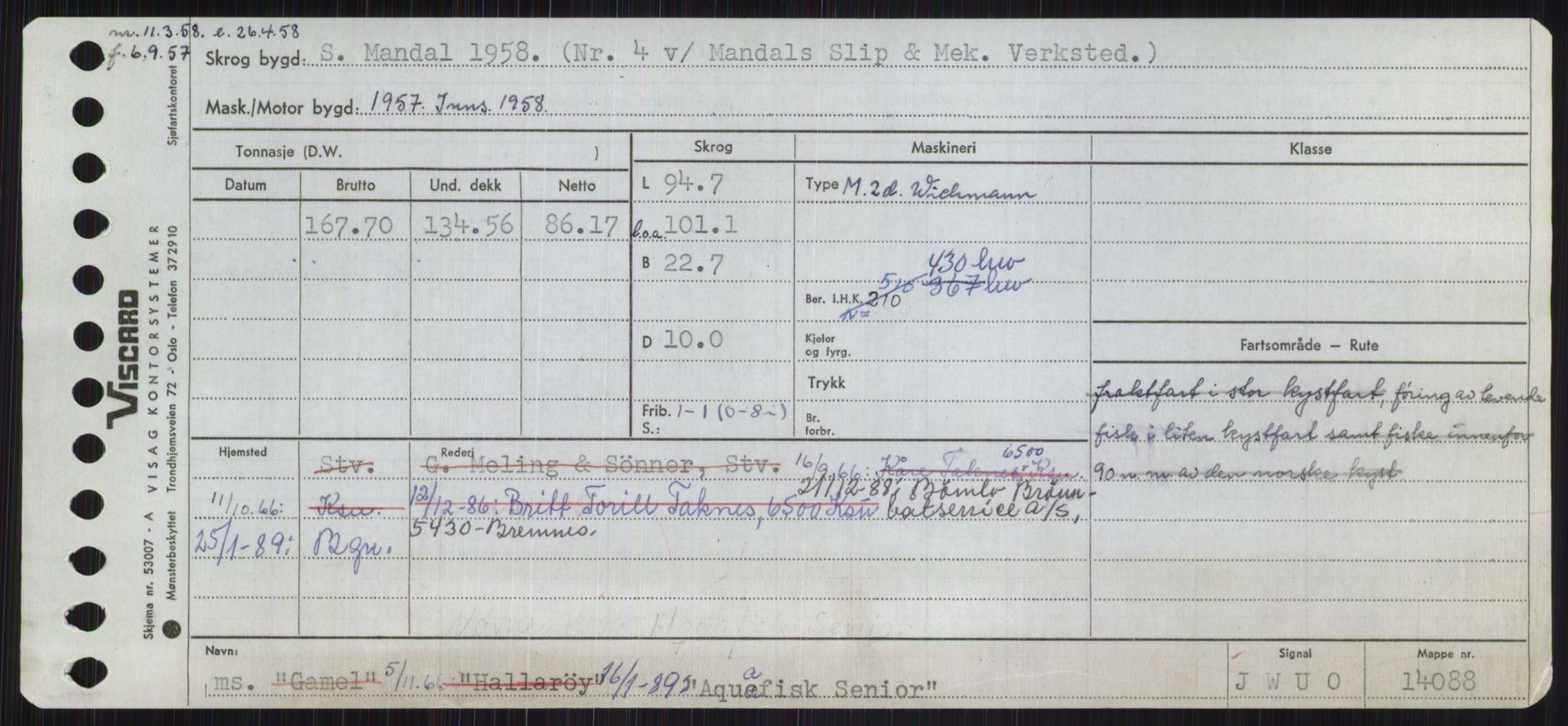 Sjøfartsdirektoratet med forløpere, Skipsmålingen, RA/S-1627/H/Ha/L0001/0001: Fartøy, A-Eig / Fartøy A-Bjøn, p. 339