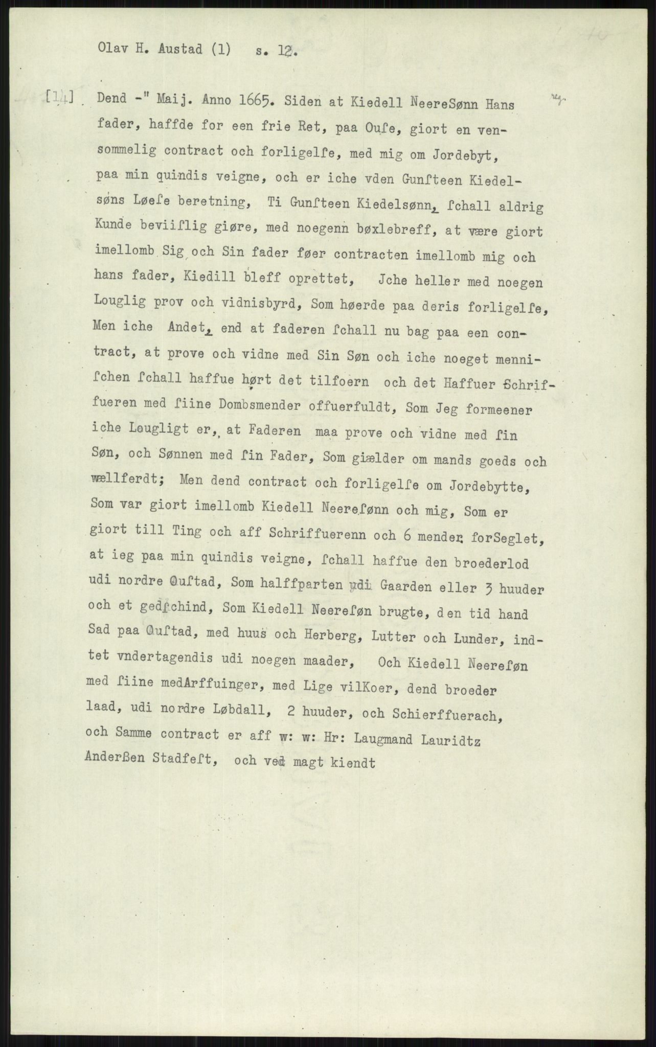 Samlinger til kildeutgivelse, Diplomavskriftsamlingen, AV/RA-EA-4053/H/Ha, p. 365