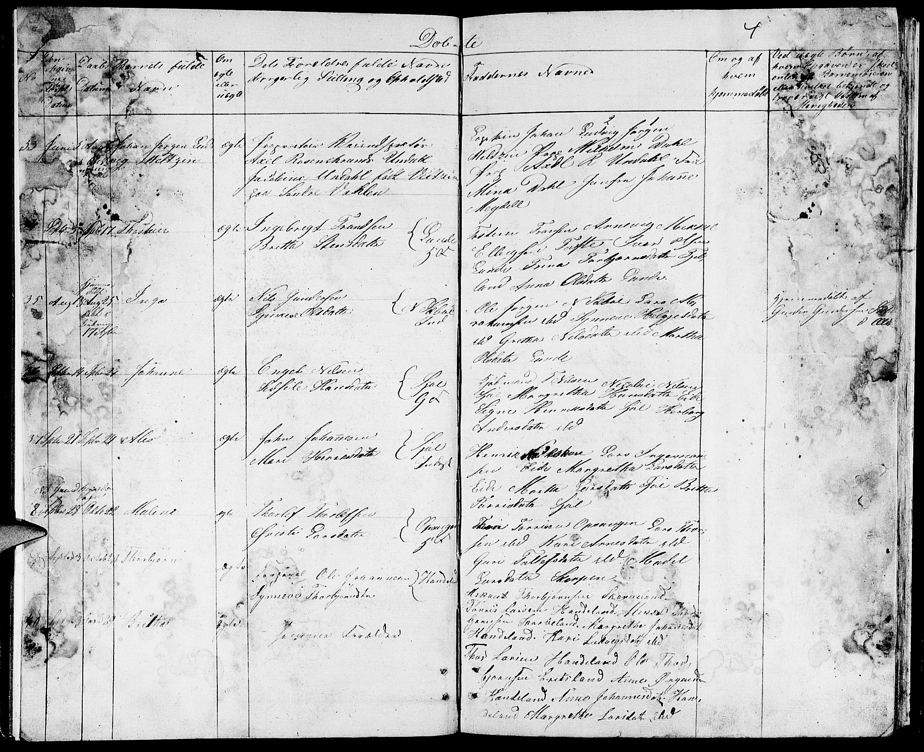 Fjelberg sokneprestembete, SAB/A-75201/H/Hab: Parish register (copy) no. B 2, 1854-1868, p. 4