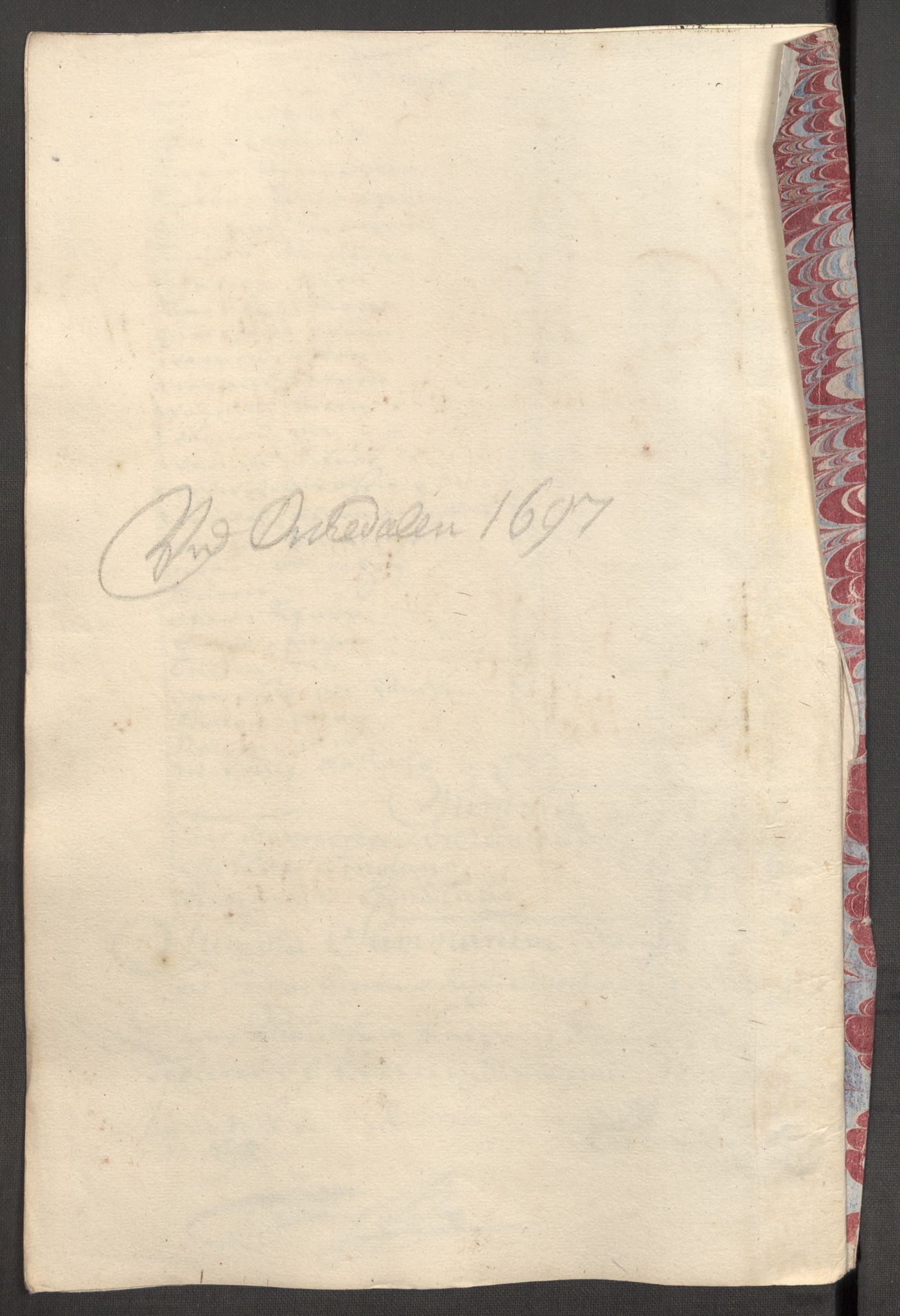 Rentekammeret inntil 1814, Reviderte regnskaper, Fogderegnskap, AV/RA-EA-4092/R60/L3947: Fogderegnskap Orkdal og Gauldal, 1697, p. 153