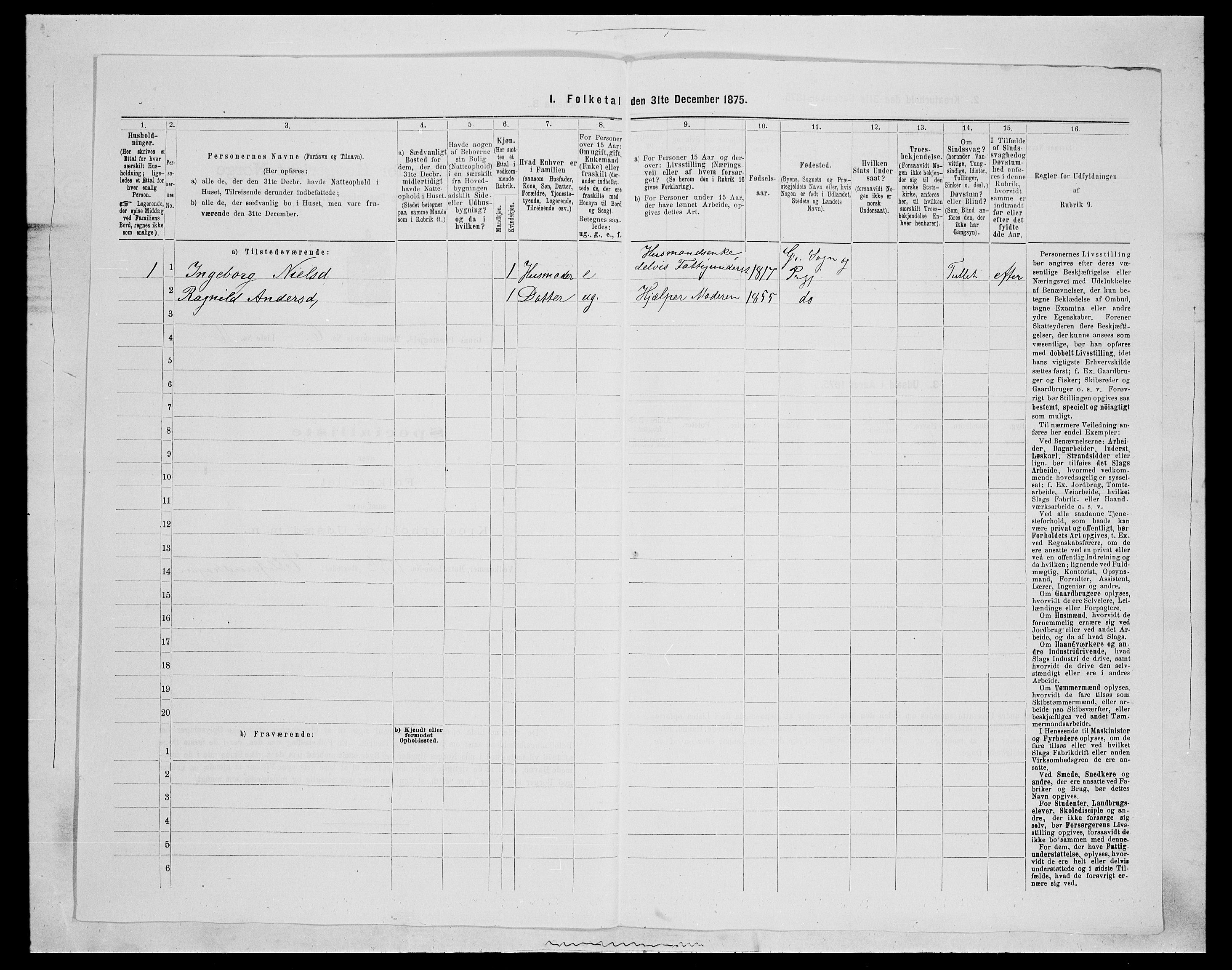 SAH, 1875 census for 0534P Gran, 1875, p. 1052