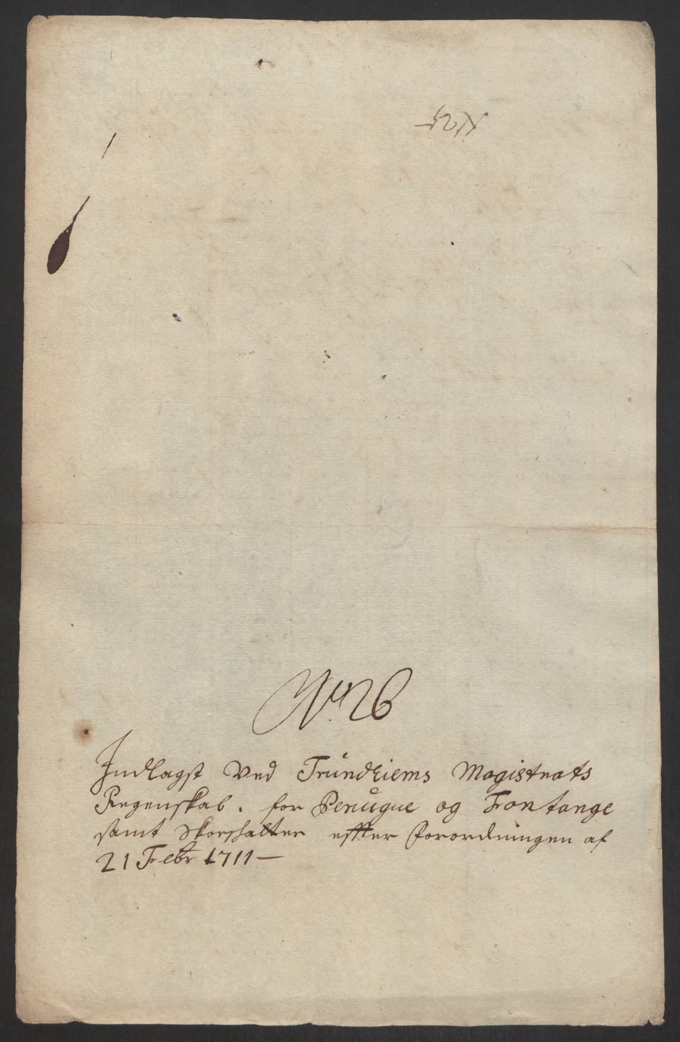 Rentekammeret inntil 1814, Reviderte regnskaper, Byregnskaper, AV/RA-EA-4066/R/Rs/L0507: [S3] Kontribusjonsregnskap, 1699-1711, p. 540