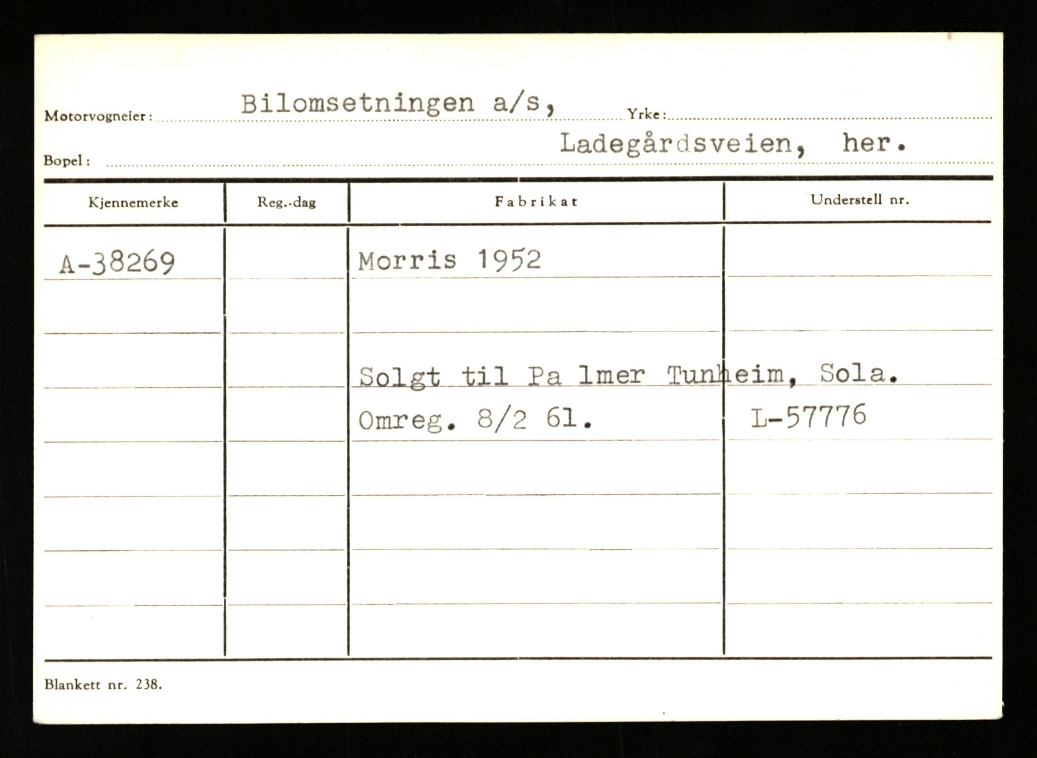 Stavanger trafikkstasjon, AV/SAST-A-101942/0/G/L0006: Registreringsnummer: 34250 - 49007, 1930-1971, p. 1077