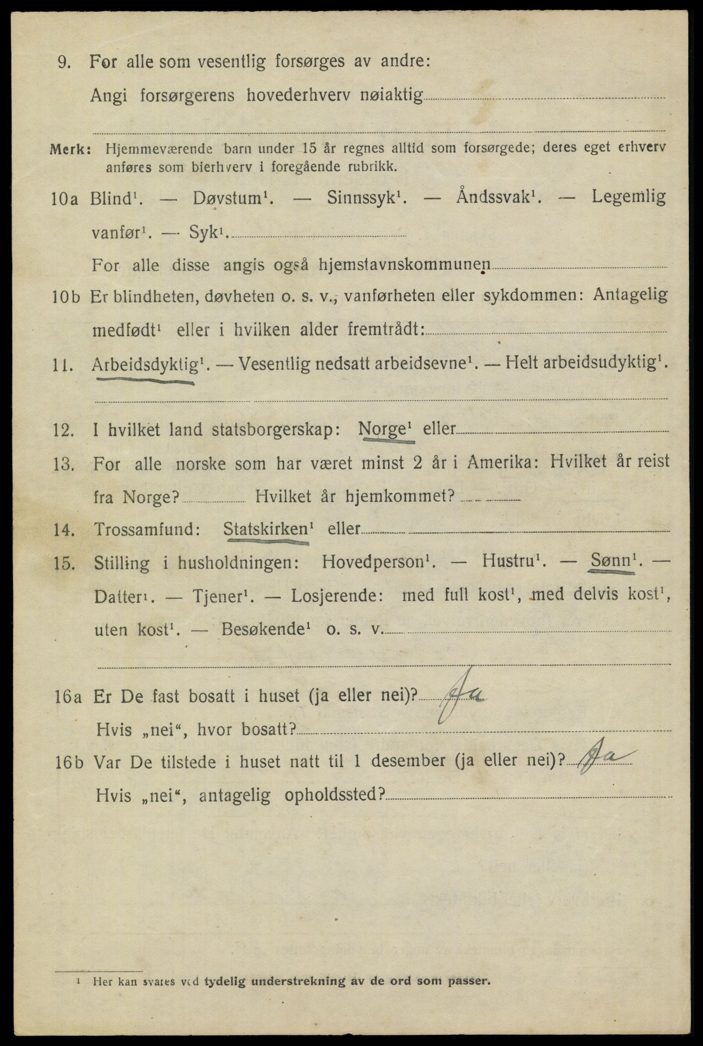 SAO, 1920 census for Blaker, 1920, p. 1998