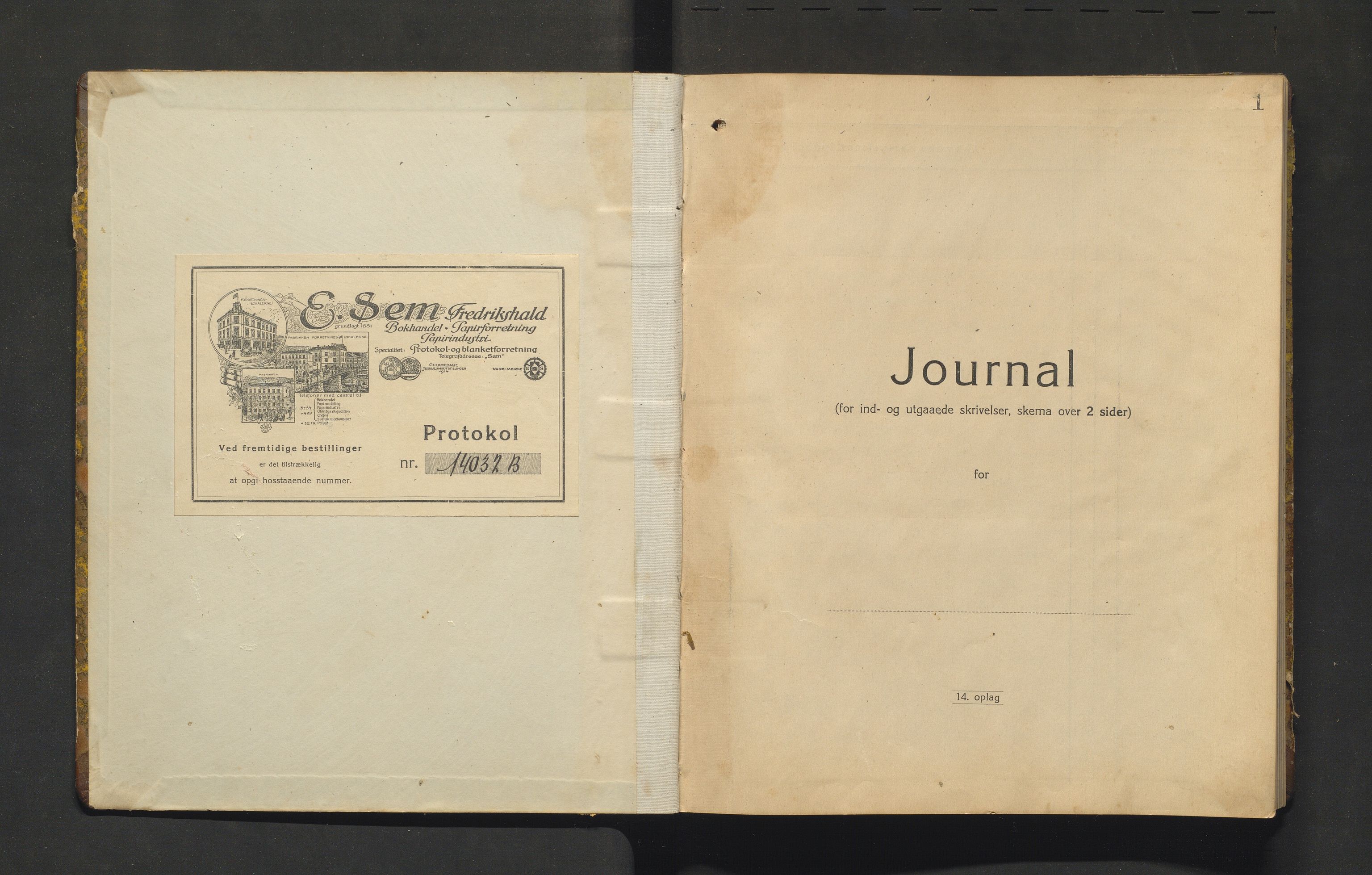 Evanger kommune. Provianteringsrådet , IKAH/1237-840/C/Ca/L0002: Brevjournal for Evanger provianteringsråd, 1918-1919