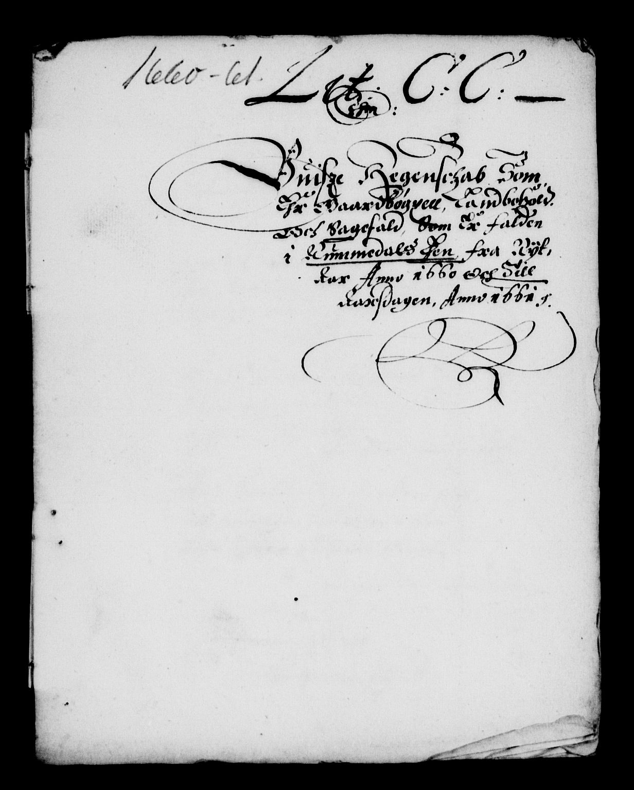 Rentekammeret inntil 1814, Reviderte regnskaper, Lensregnskaper, AV/RA-EA-5023/R/Rb/Rbw/L0148: Trondheim len, 1661