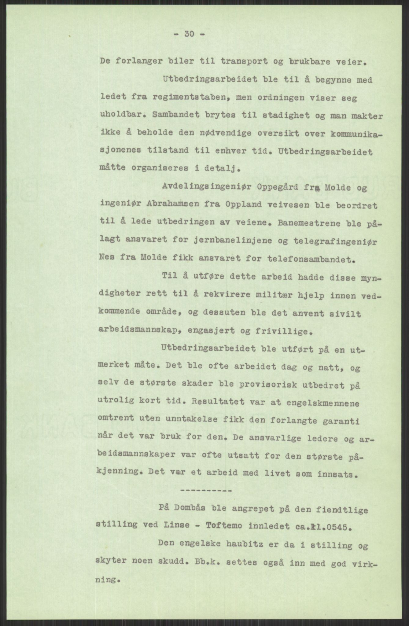 Forsvaret, Forsvarets krigshistoriske avdeling, AV/RA-RAFA-2017/Y/Yb/L0113a: II-C-11-510-512  -  5. Divisjon., 1940, p. 63