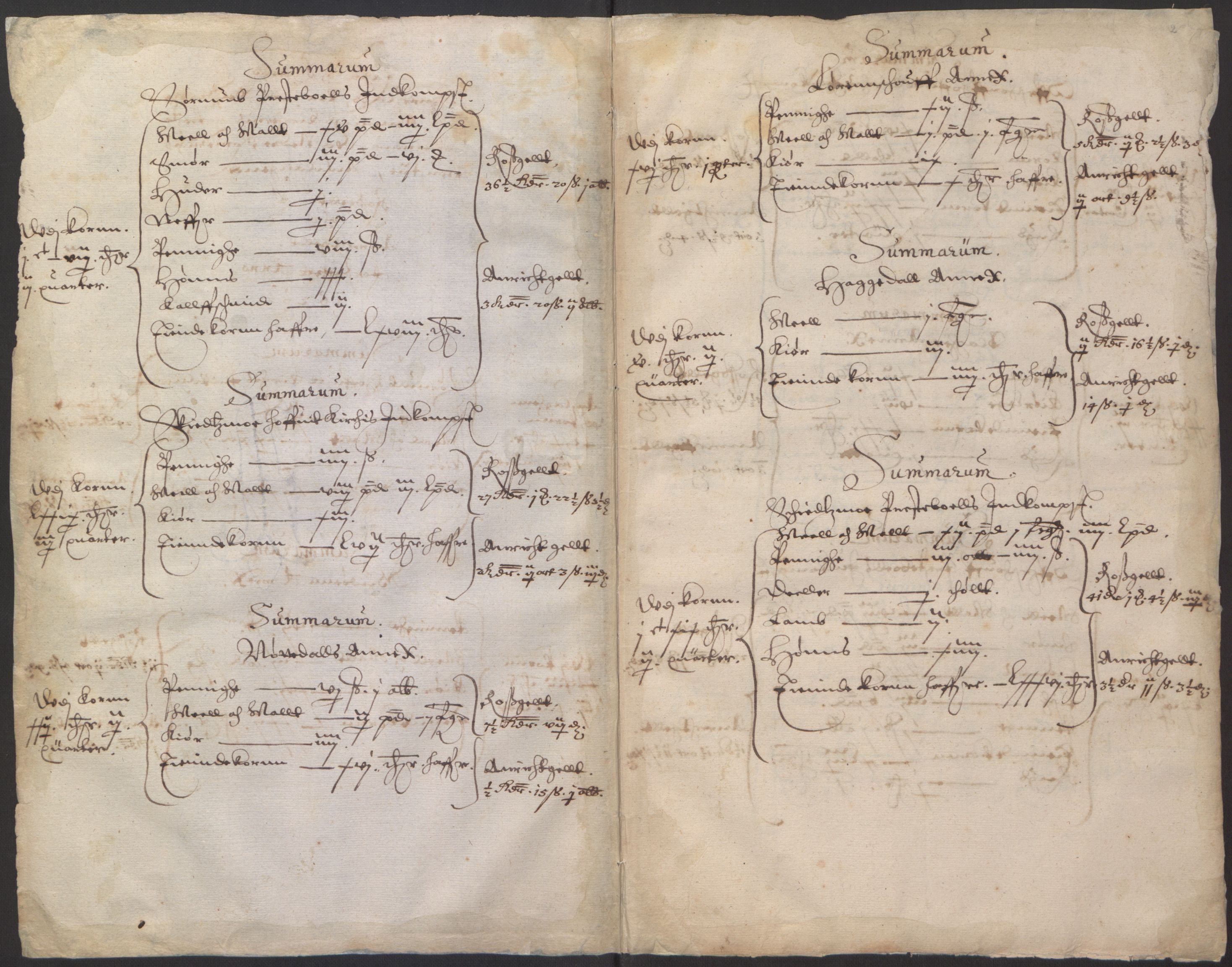 Stattholderembetet 1572-1771, AV/RA-EA-2870/Ek/L0014/0001: Jordebøker til utlikning av rosstjeneste 1624-1626: / Kirke- og prestebolsinntekter i Oslo og Hamar bispedømme, 1625-1626, p. 107