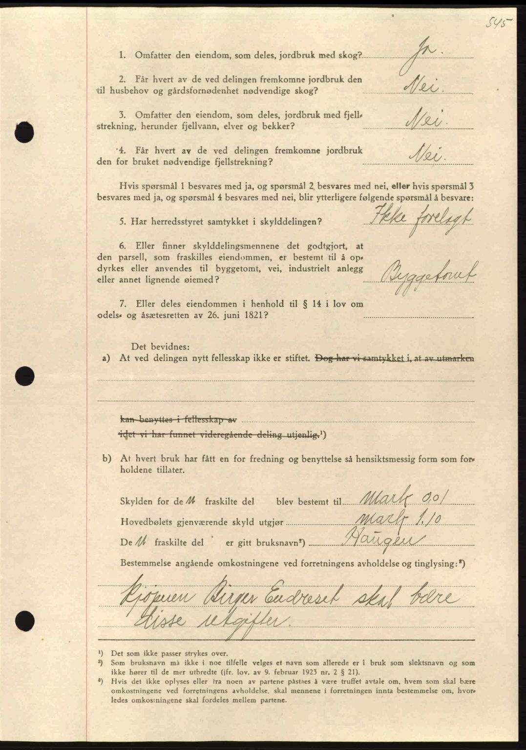 Nordmøre sorenskriveri, AV/SAT-A-4132/1/2/2Ca: Mortgage book no. A97, 1944-1944, Diary no: : 763/1944