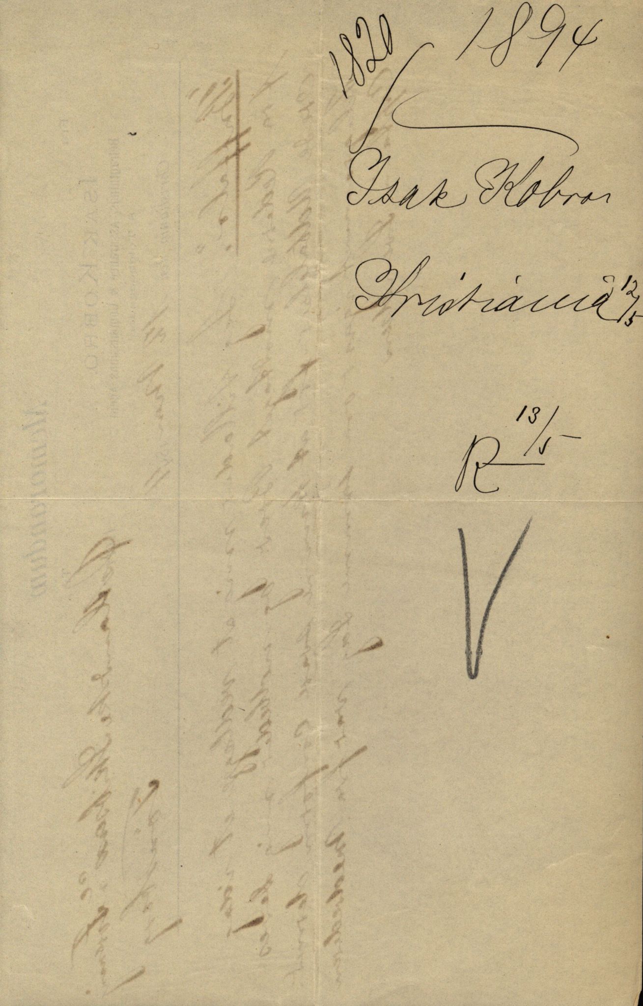 Pa 63 - Østlandske skibsassuranceforening, VEMU/A-1079/G/Ga/L0029/0009: Havaridokumenter / Anette, Agathe, Agra, Buffalo, 1893, p. 39