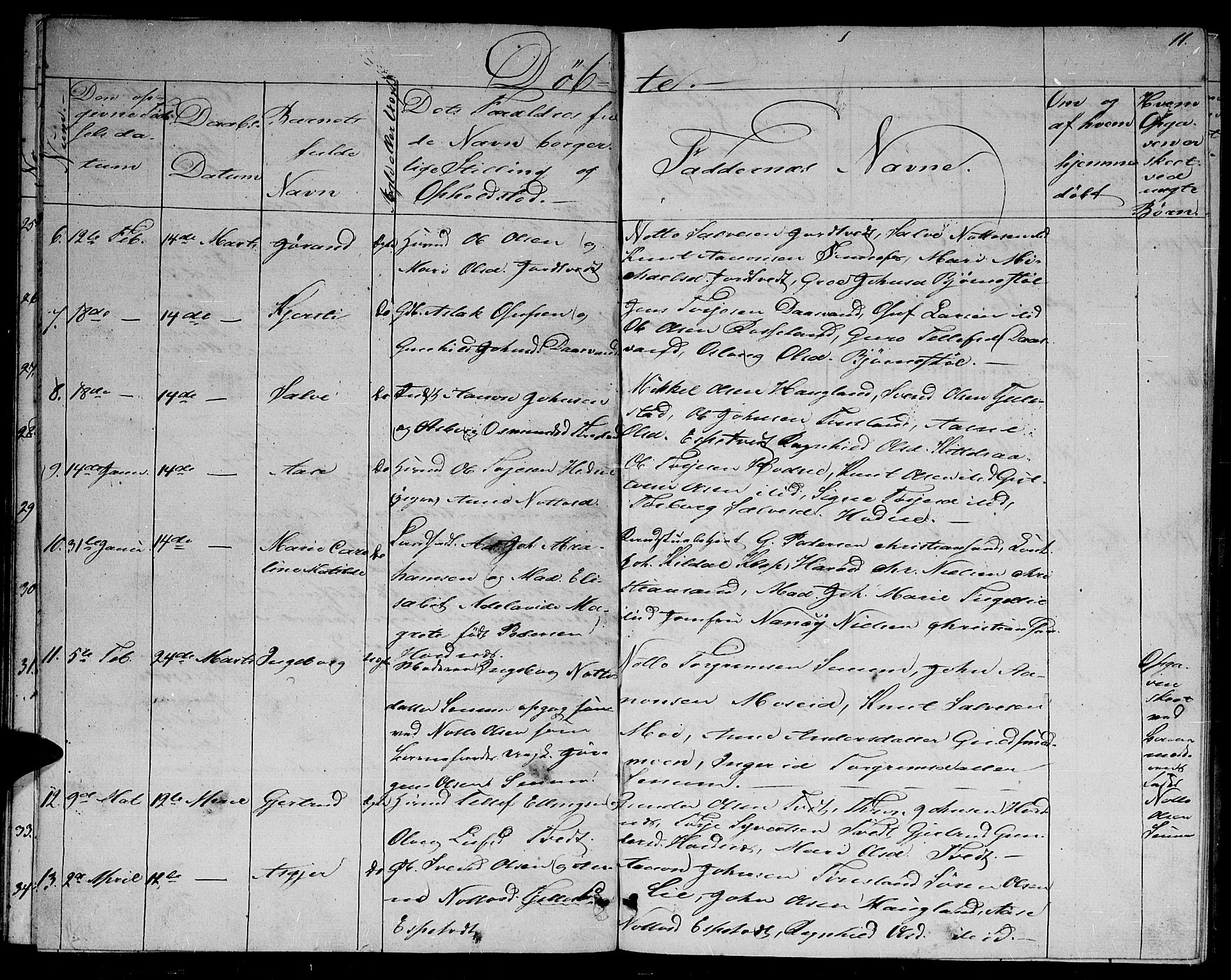 Evje sokneprestkontor, AV/SAK-1111-0008/F/Fb/Fbb/L0001: Parish register (copy) no. B 1, 1849-1878, p. 11