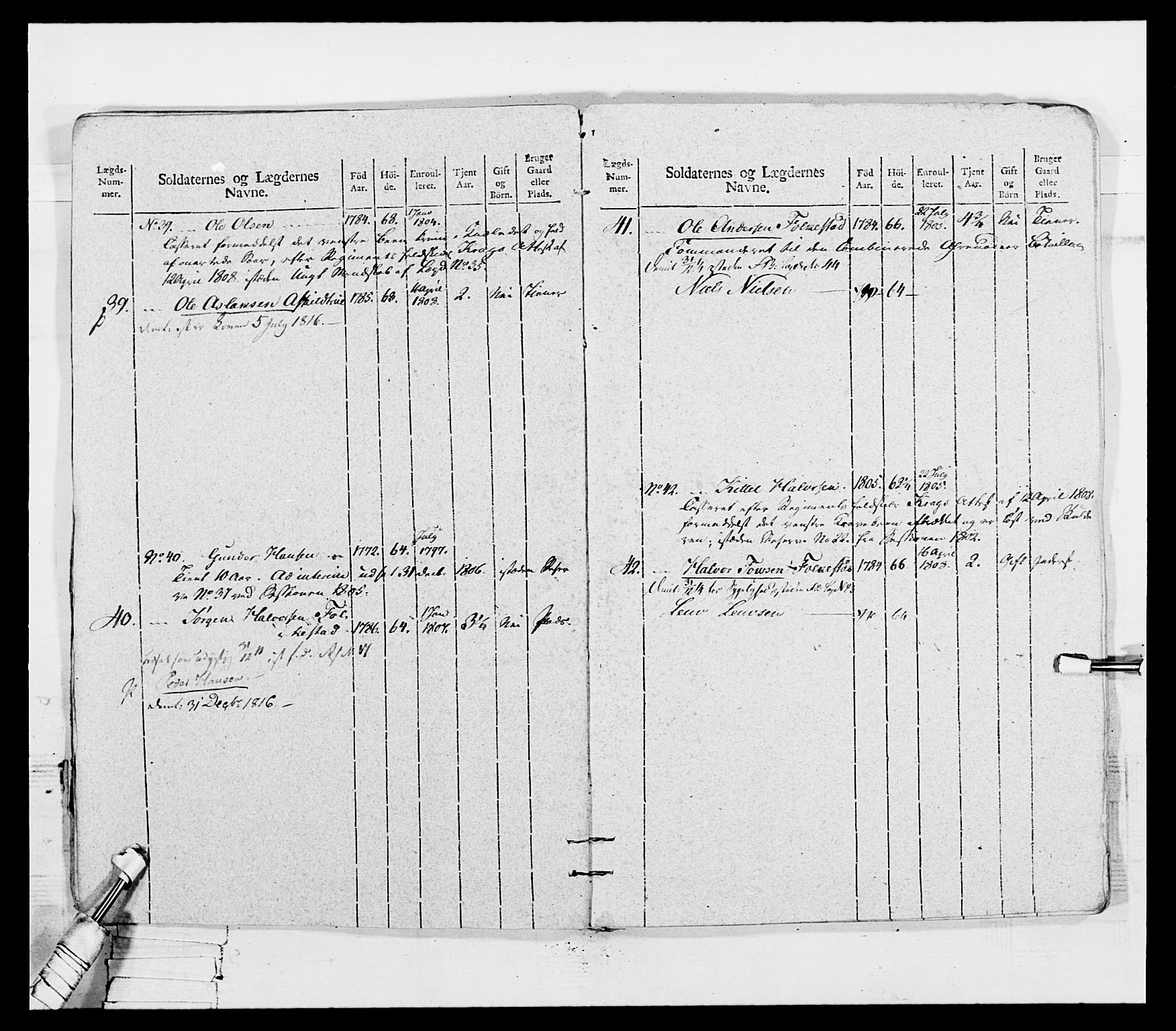 Generalitets- og kommissariatskollegiet, Det kongelige norske kommissariatskollegium, AV/RA-EA-5420/E/Eh/L0116: Telemarkske nasjonale infanteriregiment, 1810, p. 369