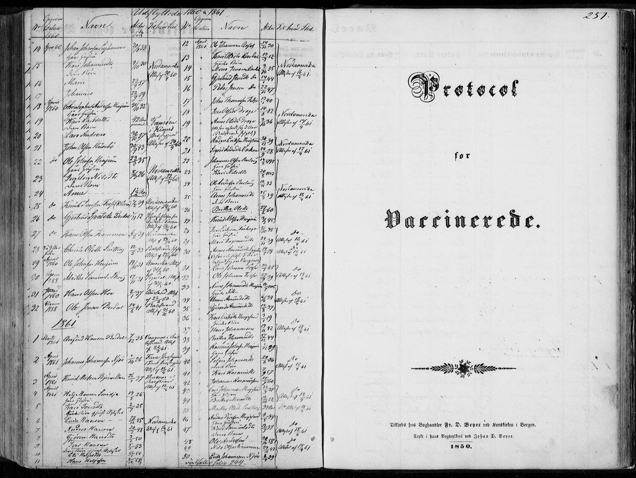 Leikanger sokneprestembete, AV/SAB-A-81001/H/Haa/Haaa/L0008: Parish register (official) no. A 8, 1852-1868, p. 251