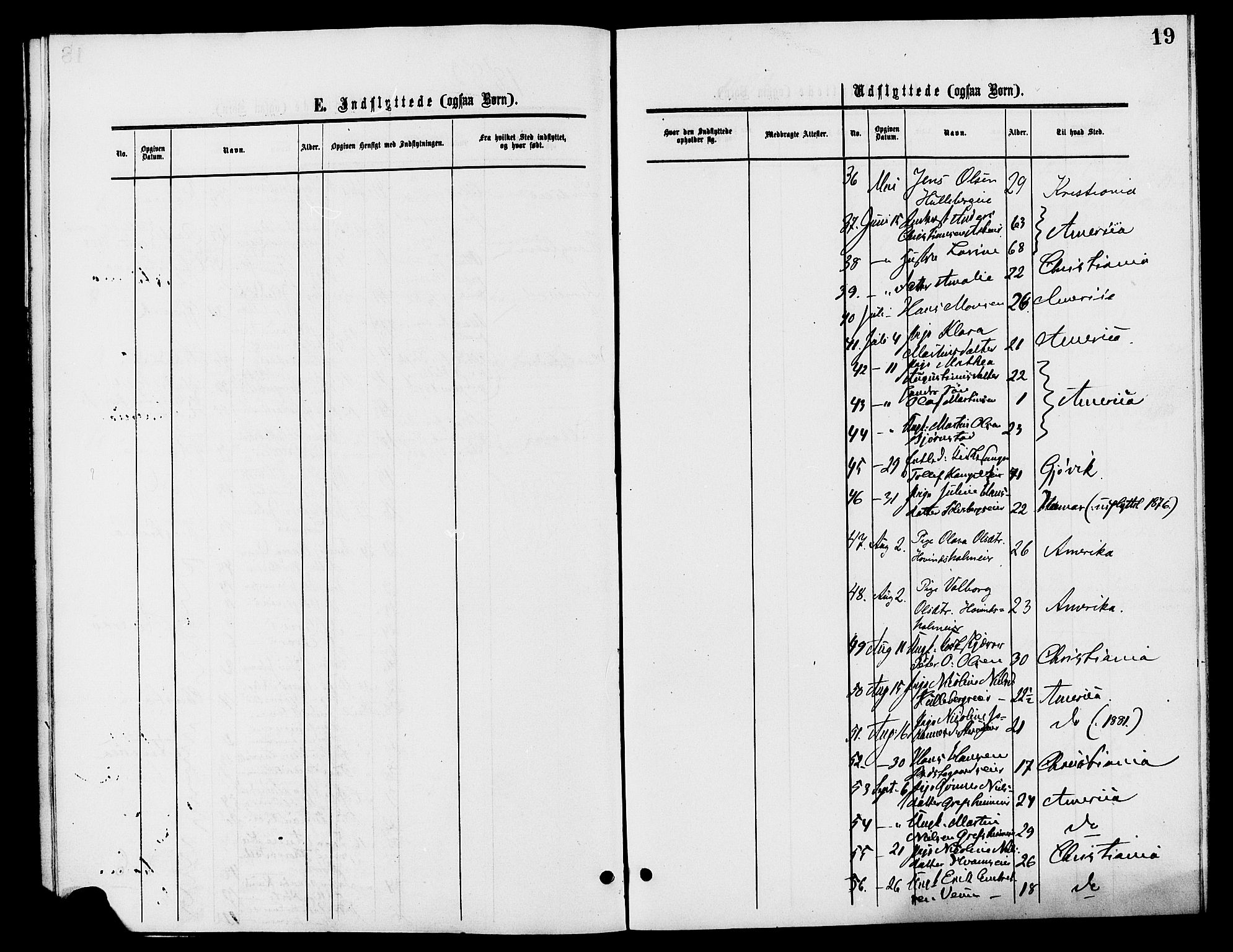 Nes prestekontor, Hedmark, AV/SAH-PREST-020/K/Ka/L0007: Parish register (official) no. 7, 1877-1886, p. 19