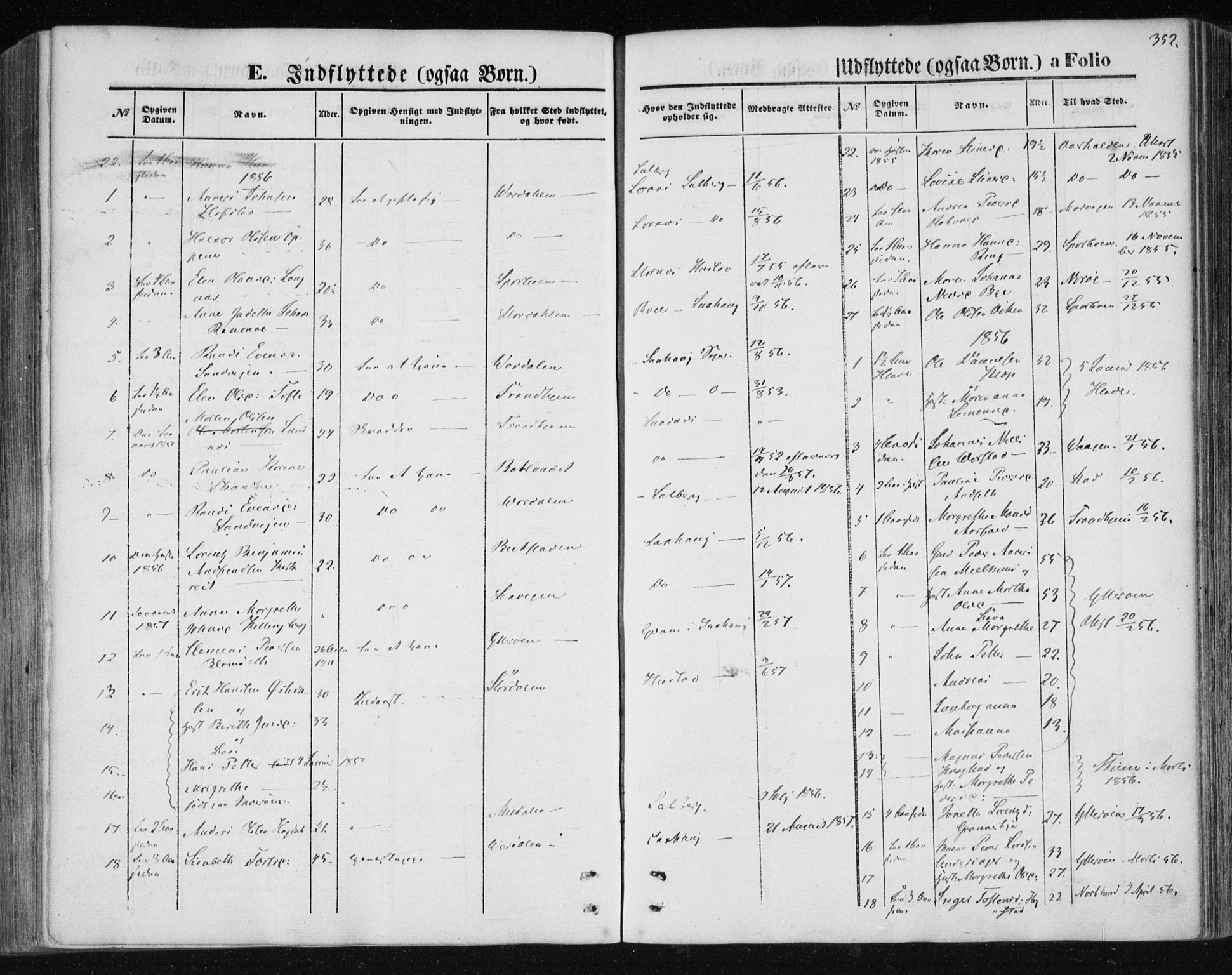 Ministerialprotokoller, klokkerbøker og fødselsregistre - Nord-Trøndelag, SAT/A-1458/730/L0283: Parish register (official) no. 730A08, 1855-1865, p. 352