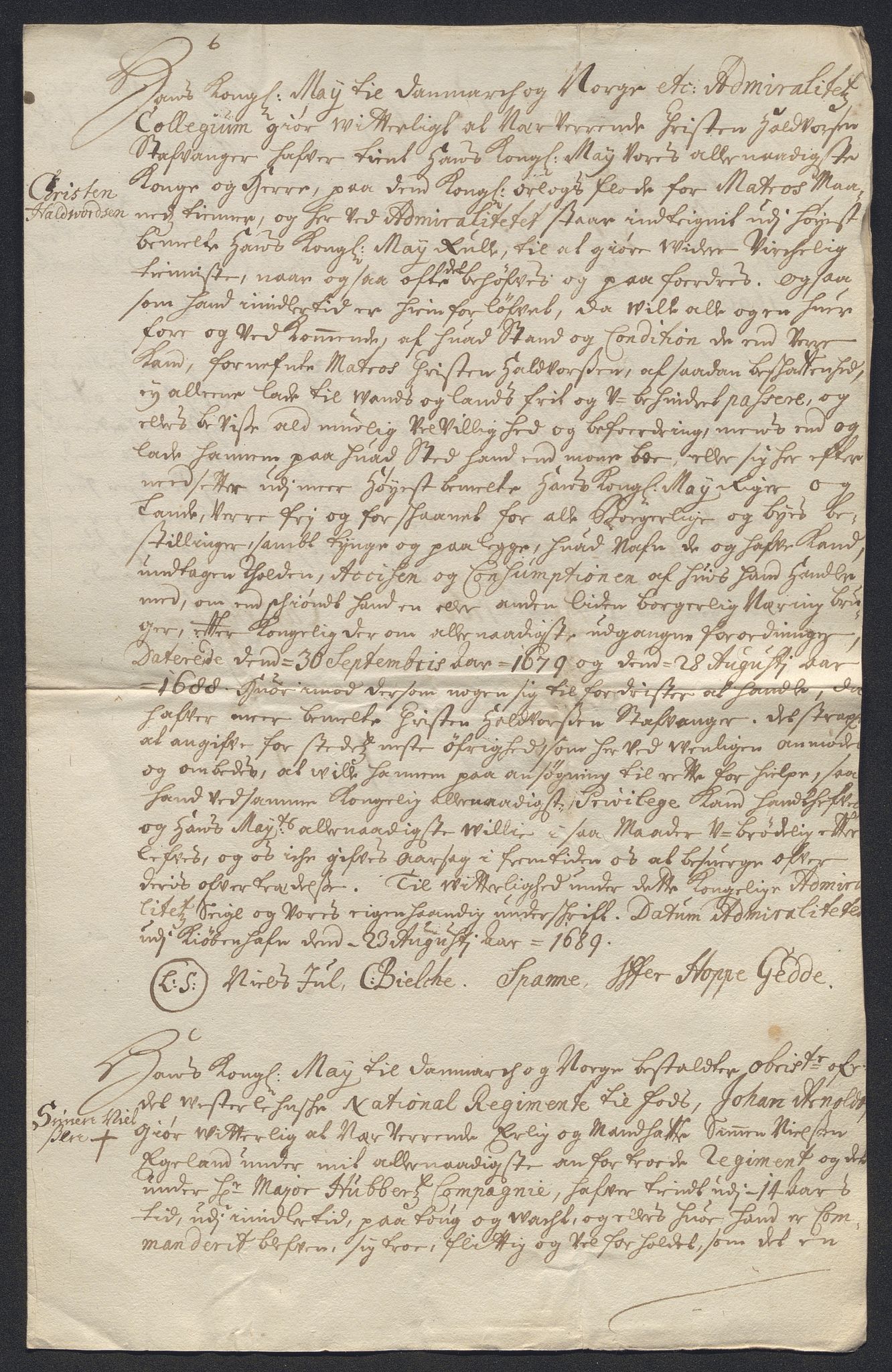 Rentekammeret inntil 1814, Reviderte regnskaper, Byregnskaper, AV/RA-EA-4066/R/Ro/L0302: [O4] Kontribusjonsregnskap, 1687-1711, p. 205