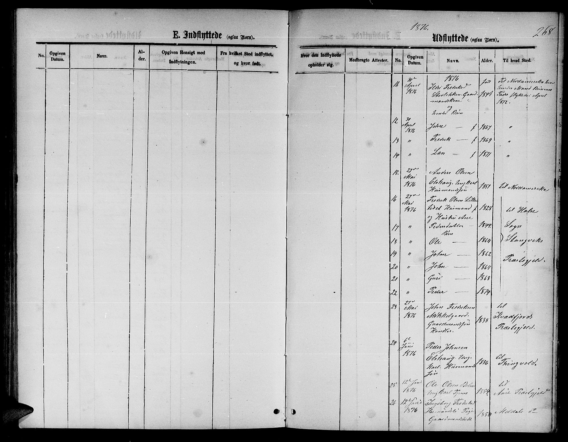 Ministerialprotokoller, klokkerbøker og fødselsregistre - Møre og Romsdal, AV/SAT-A-1454/598/L1076: Parish register (copy) no. 598C01, 1867-1878, p. 268