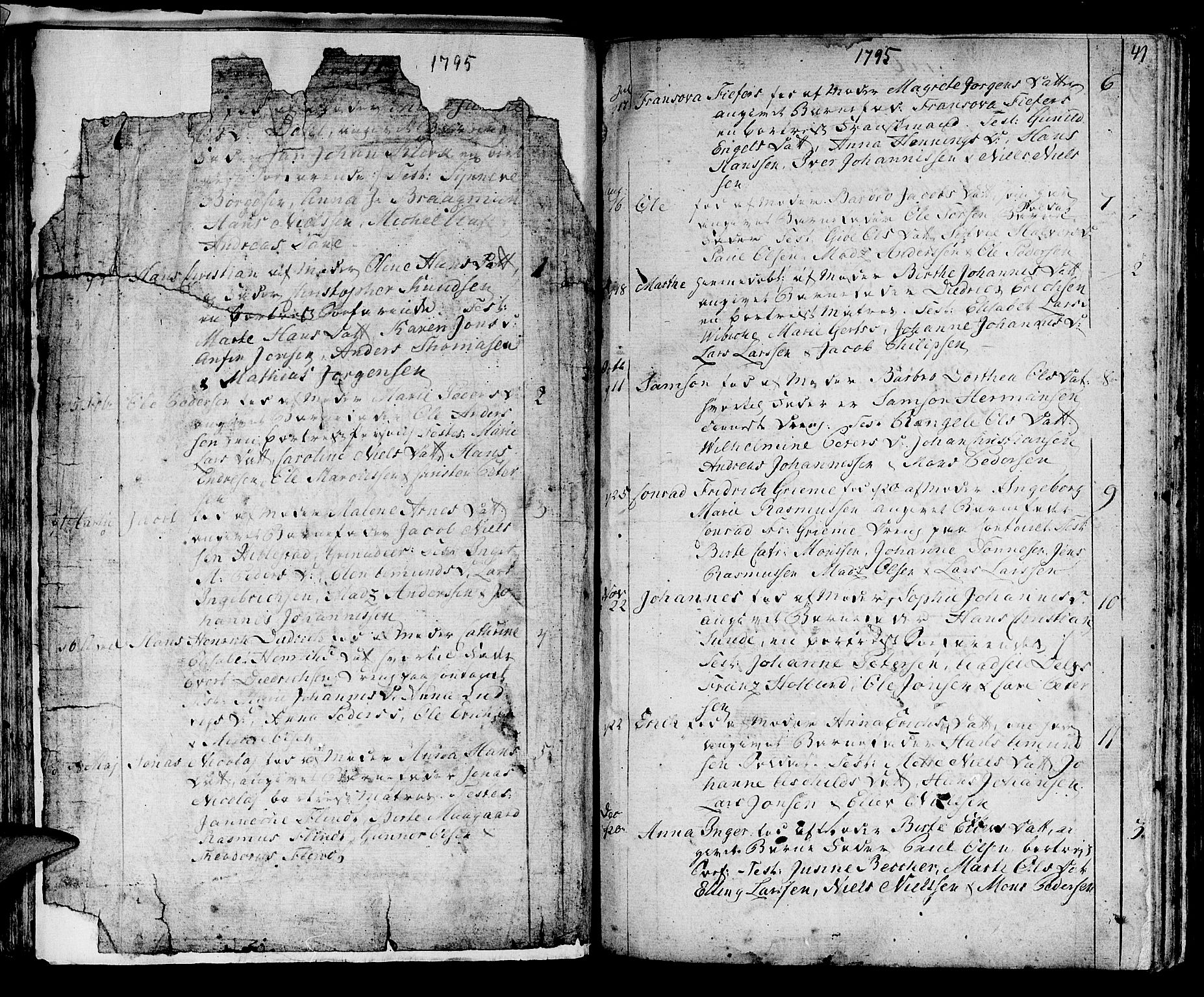 Domkirken sokneprestembete, SAB/A-74801/H/Haa/L0004: Parish register (official) no. A 4, 1763-1820, p. 41