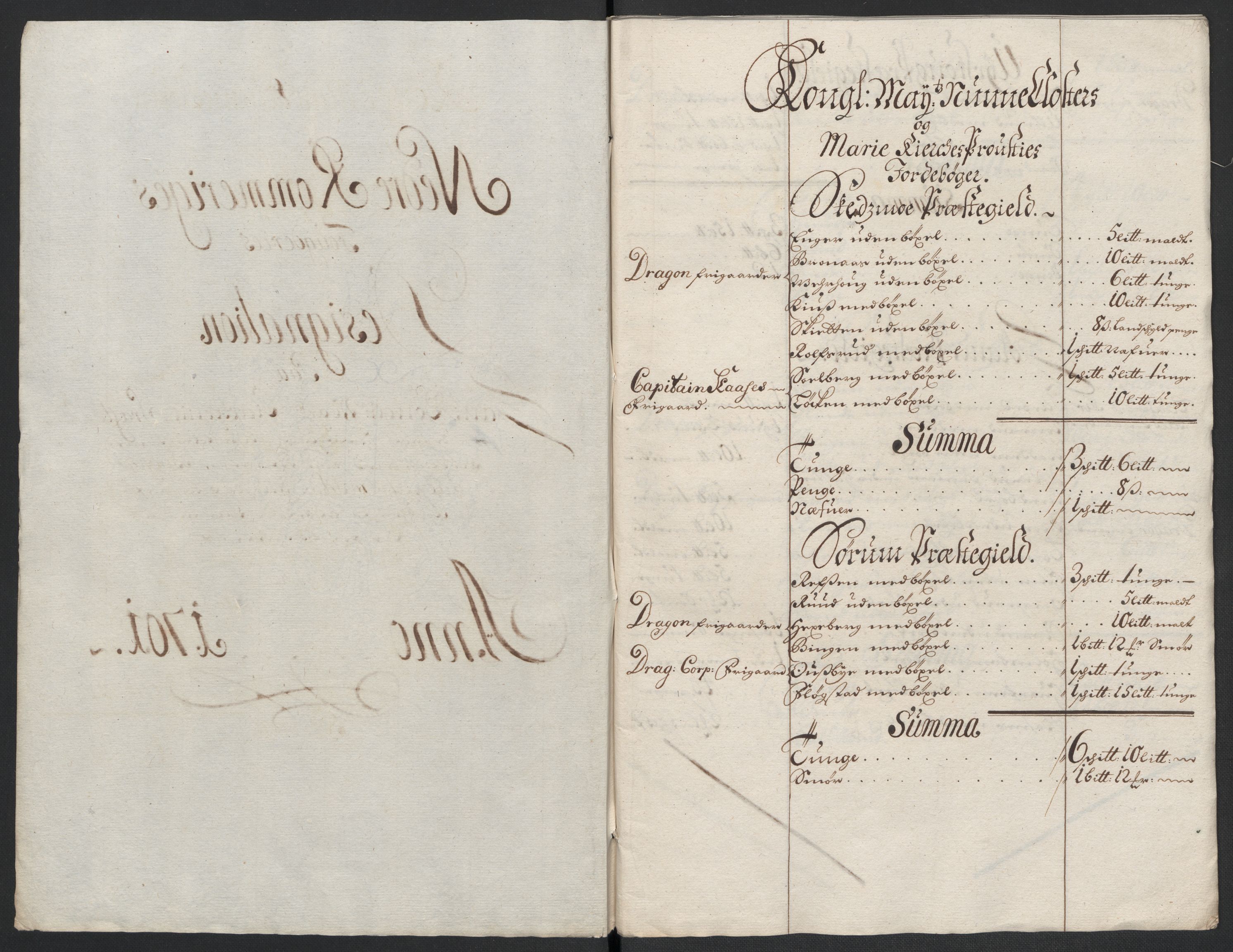 Rentekammeret inntil 1814, Reviderte regnskaper, Fogderegnskap, AV/RA-EA-4092/R11/L0584: Fogderegnskap Nedre Romerike, 1701, p. 199