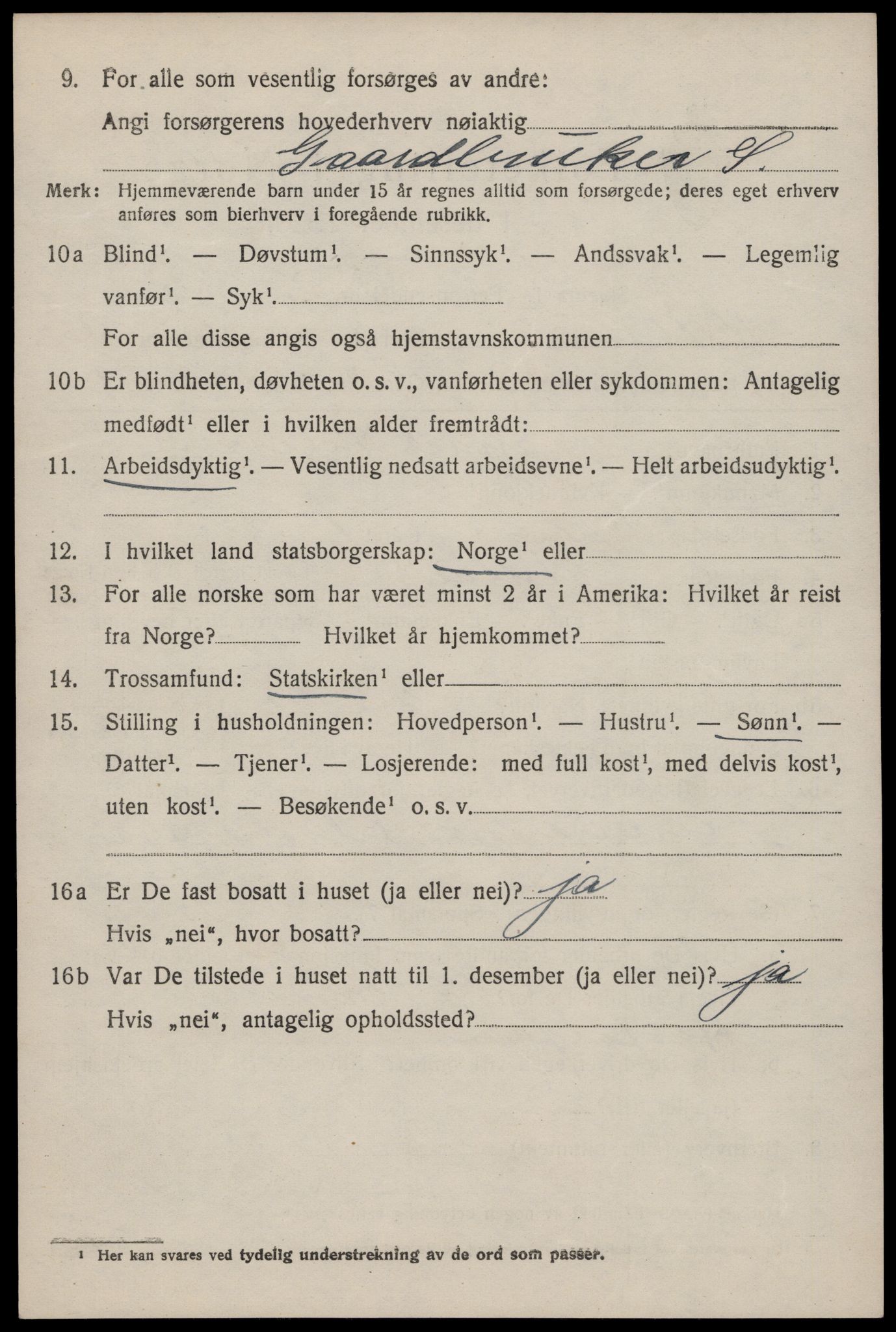 SAST, 1920 census for Hetland, 1920, p. 23504