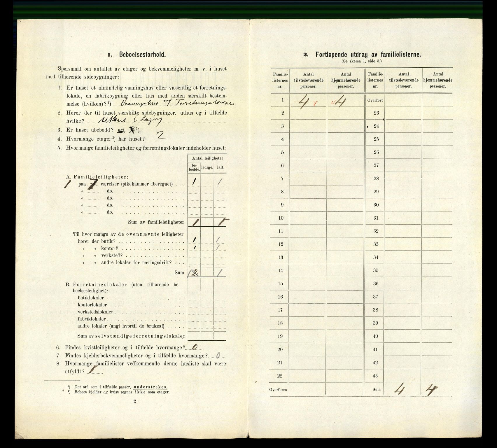 RA, 1910 census for Kristiansand, 1910, p. 3313