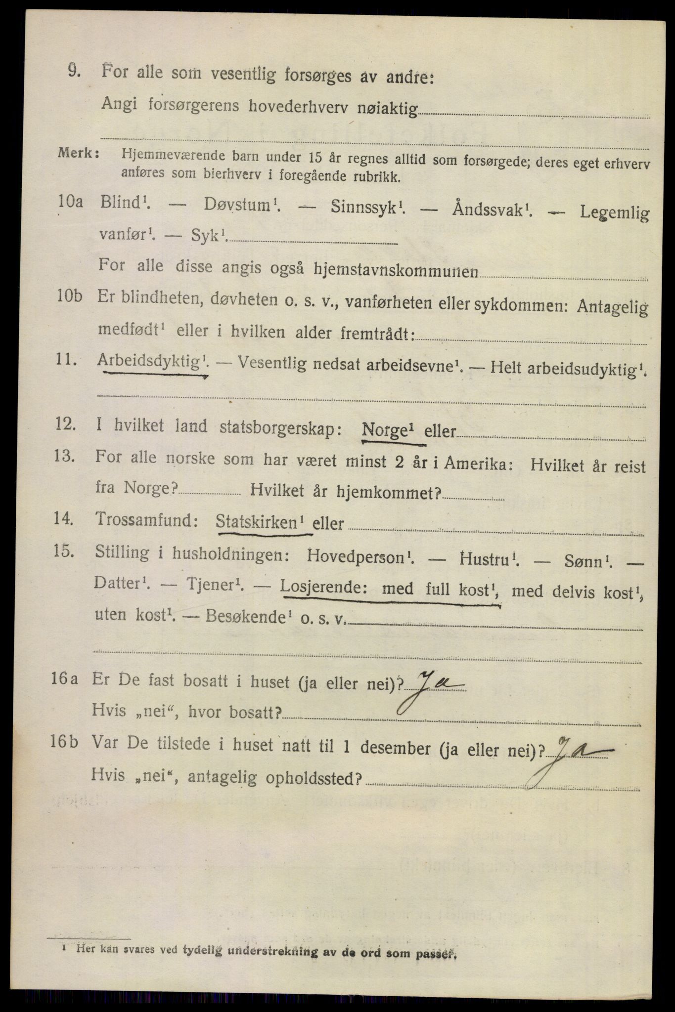 SAKO, 1920 census for Stokke, 1920, p. 4079